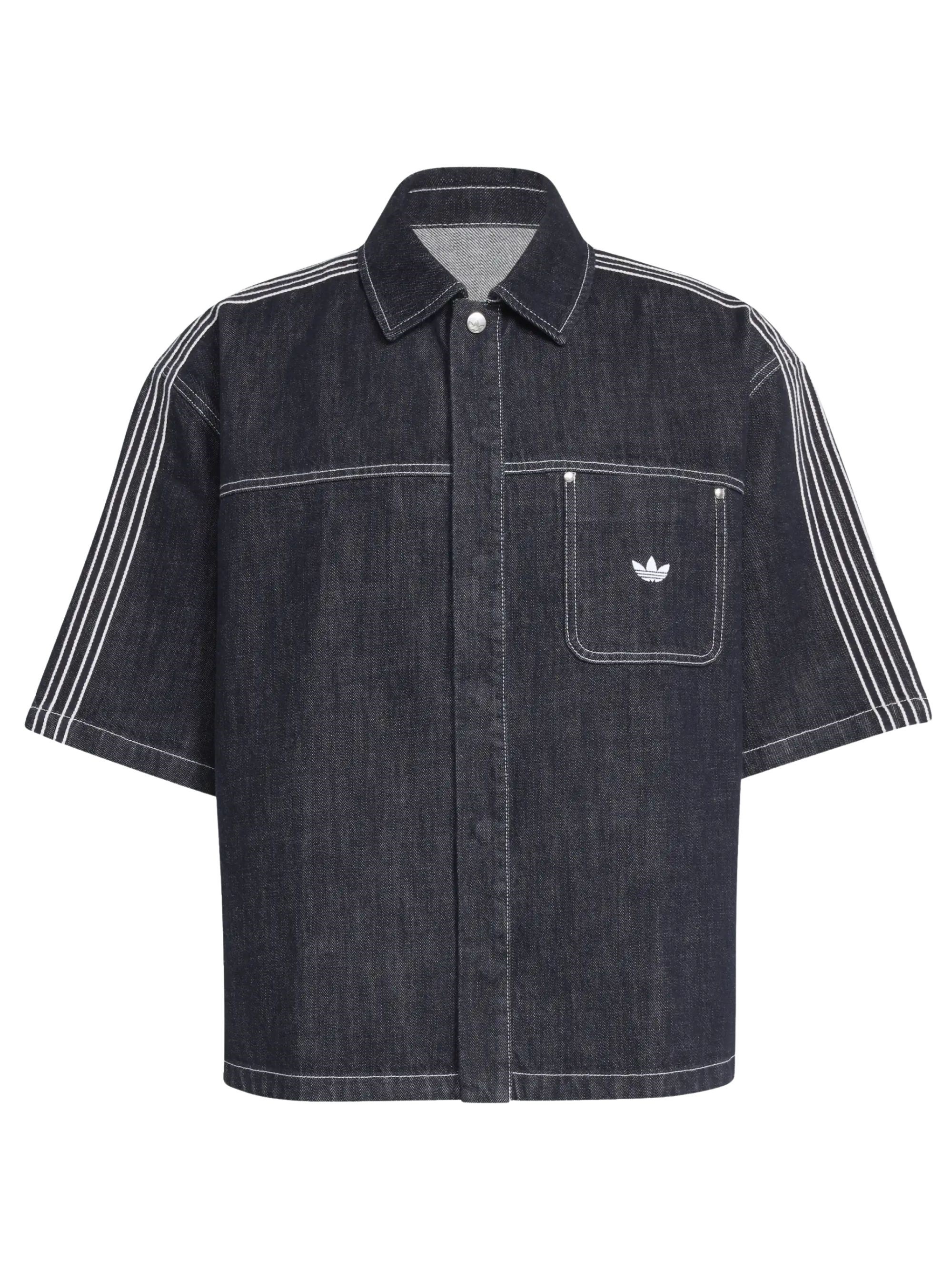 Adidas Denim Shirt With Logo Adidas Denim Shirt With Logo