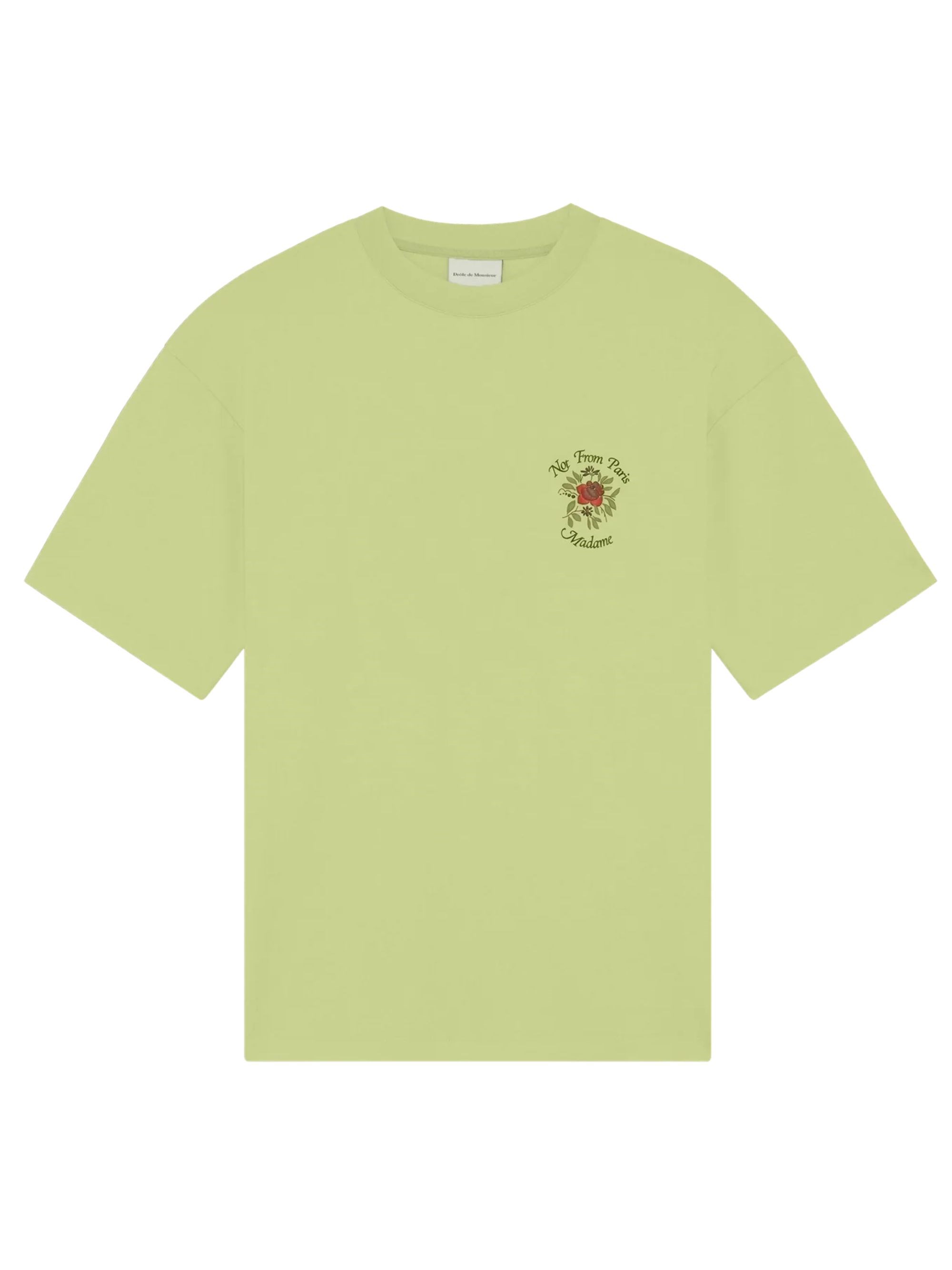 DROLE DE MONSIEUR Rose Slogan T-Shirt