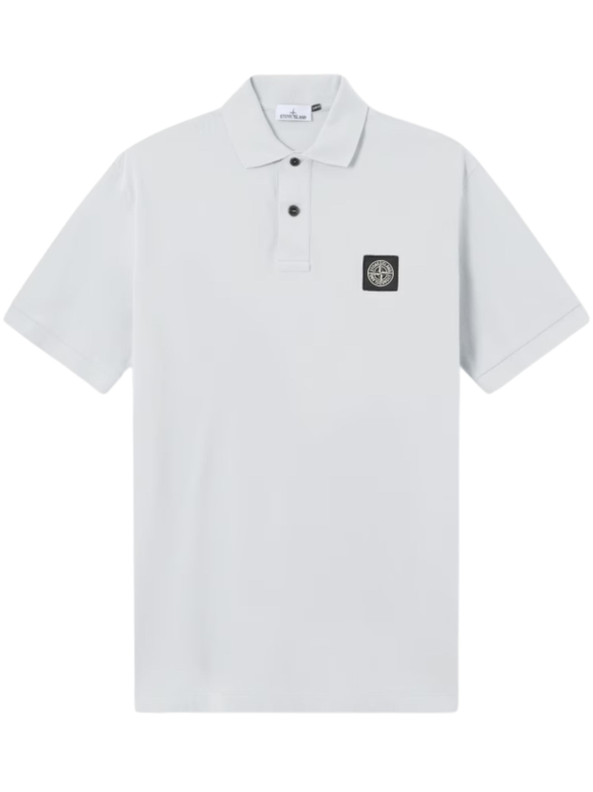 Stone Island Logo Cotton Polo Shirt