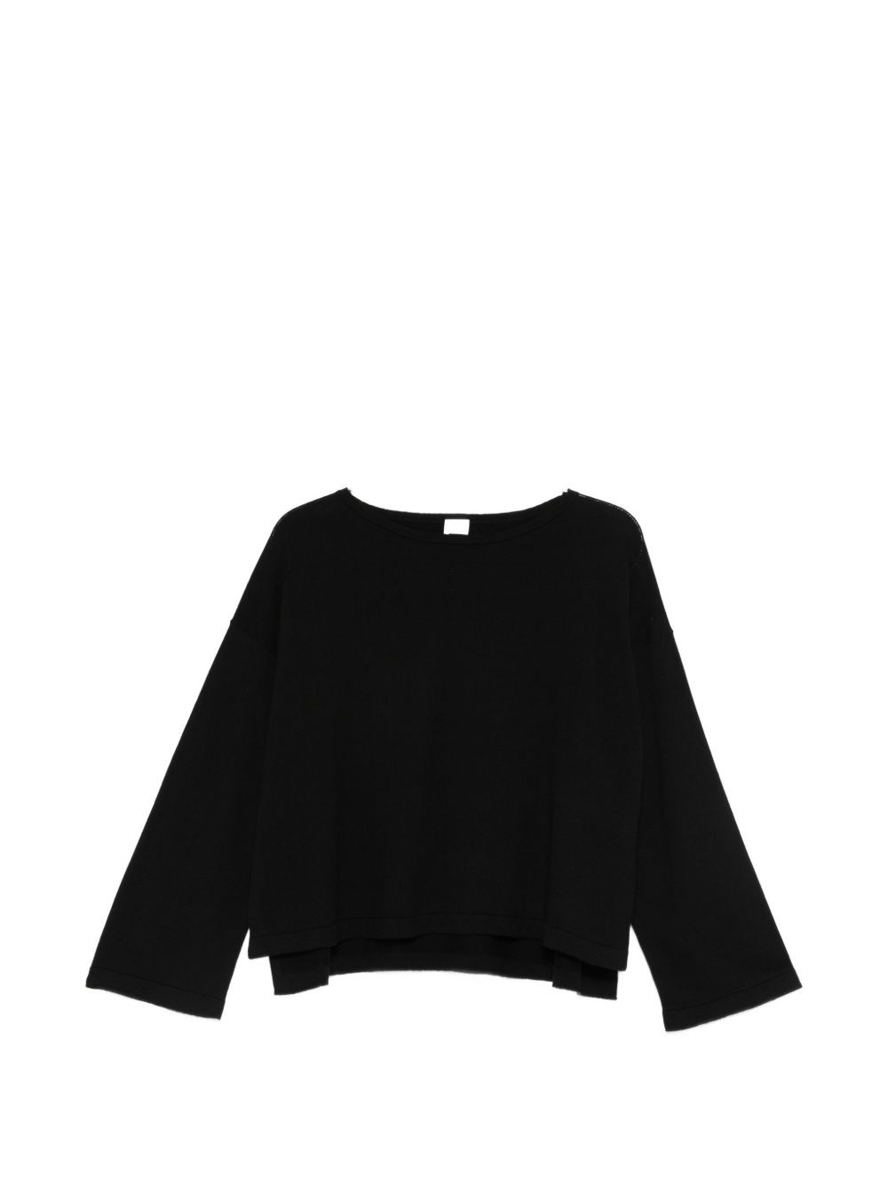 Ct Plage Cotton Crewneck Sweater In Black
