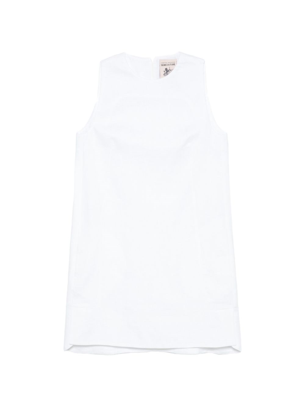 Semicouture Sheena Linen Mini Dress