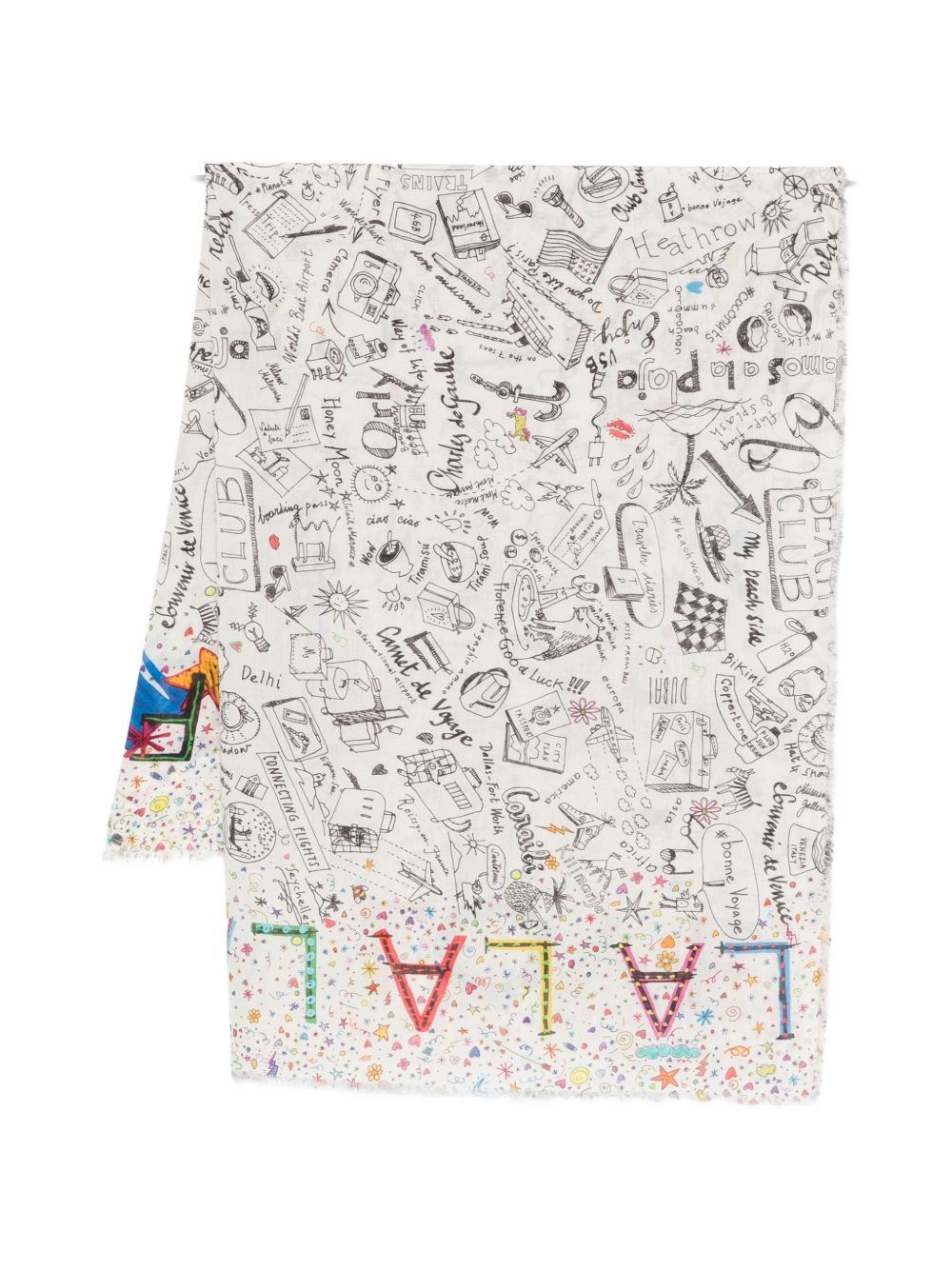 Faliero Sarti New Travel Cotton Blend Stole