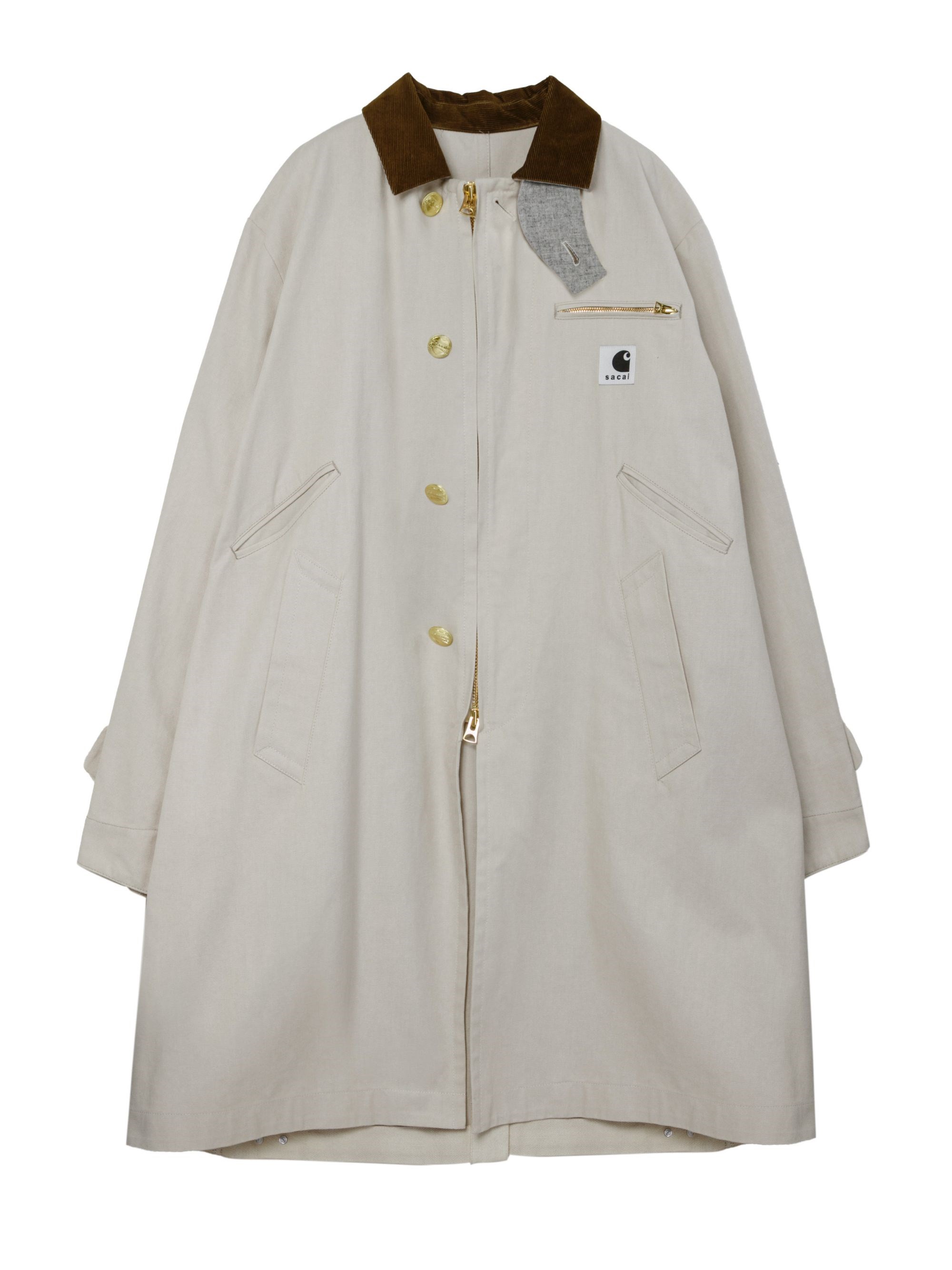 SACAI X CARHARTT WIP Trench Coat With Logo