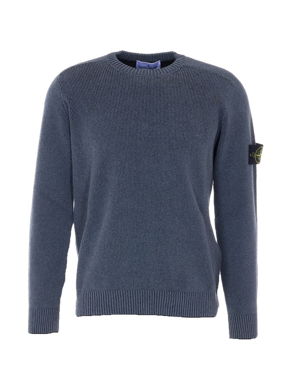 Stone Island Crew Neck Sweater With Logo