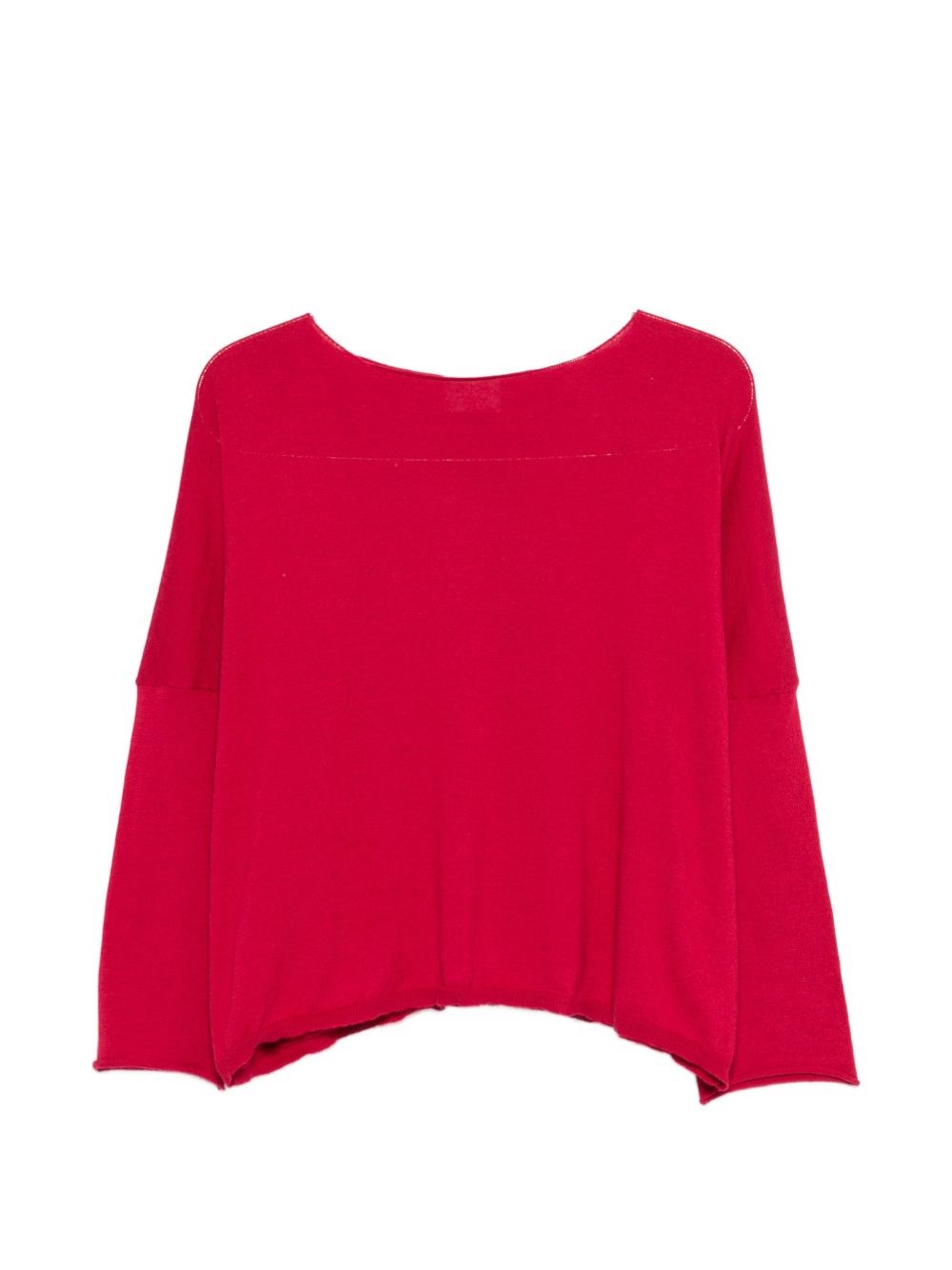 BEYOU Cotton Boat-Neck Sweater