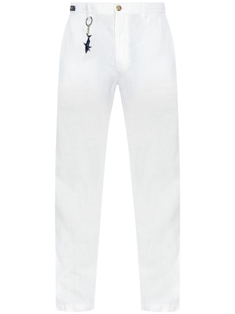 PAUL & SHARK Linen Chino Trousers With Drawstring