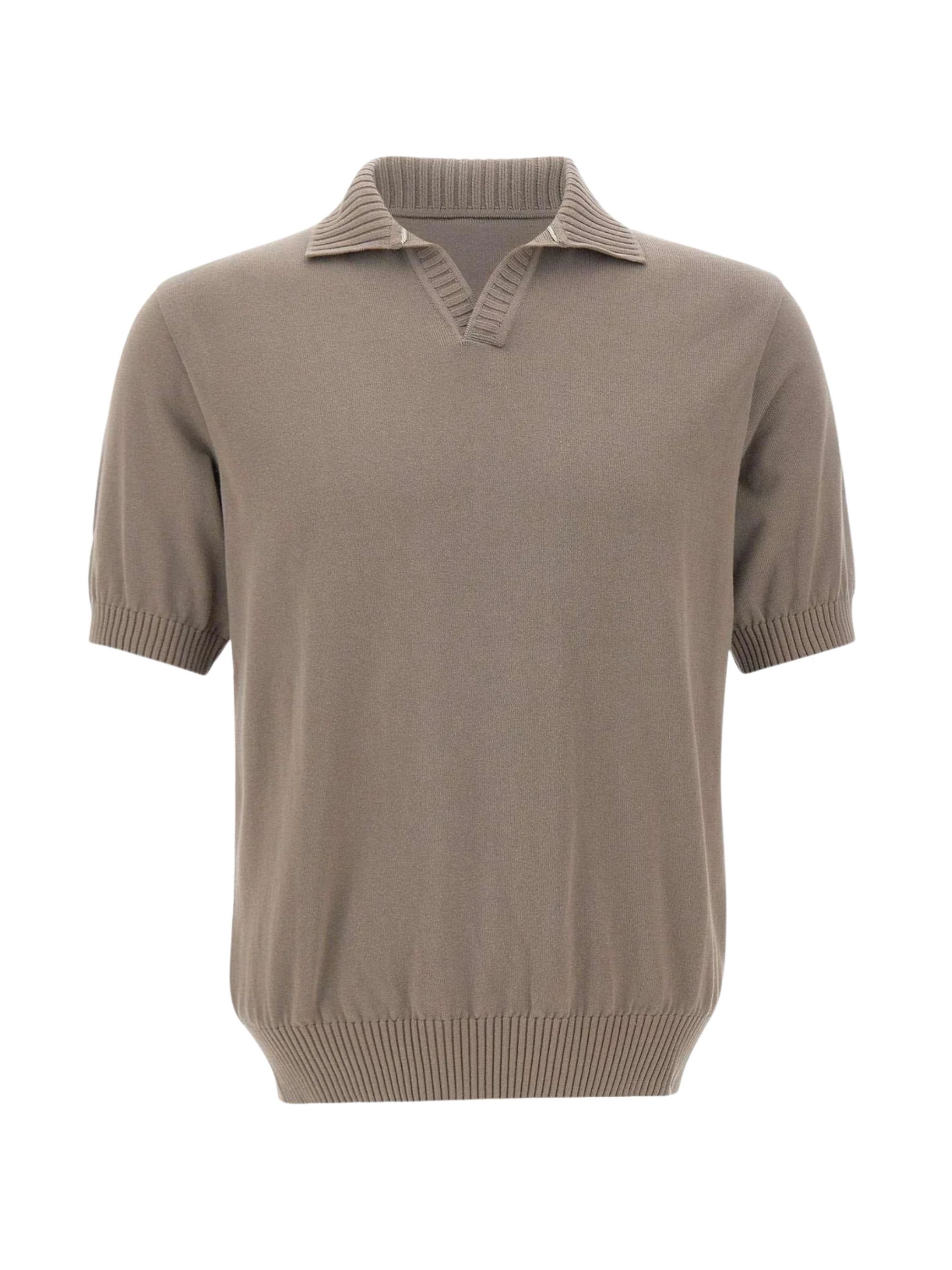 PAUL & SHARK Open-Neck Cotton Polo Shirt