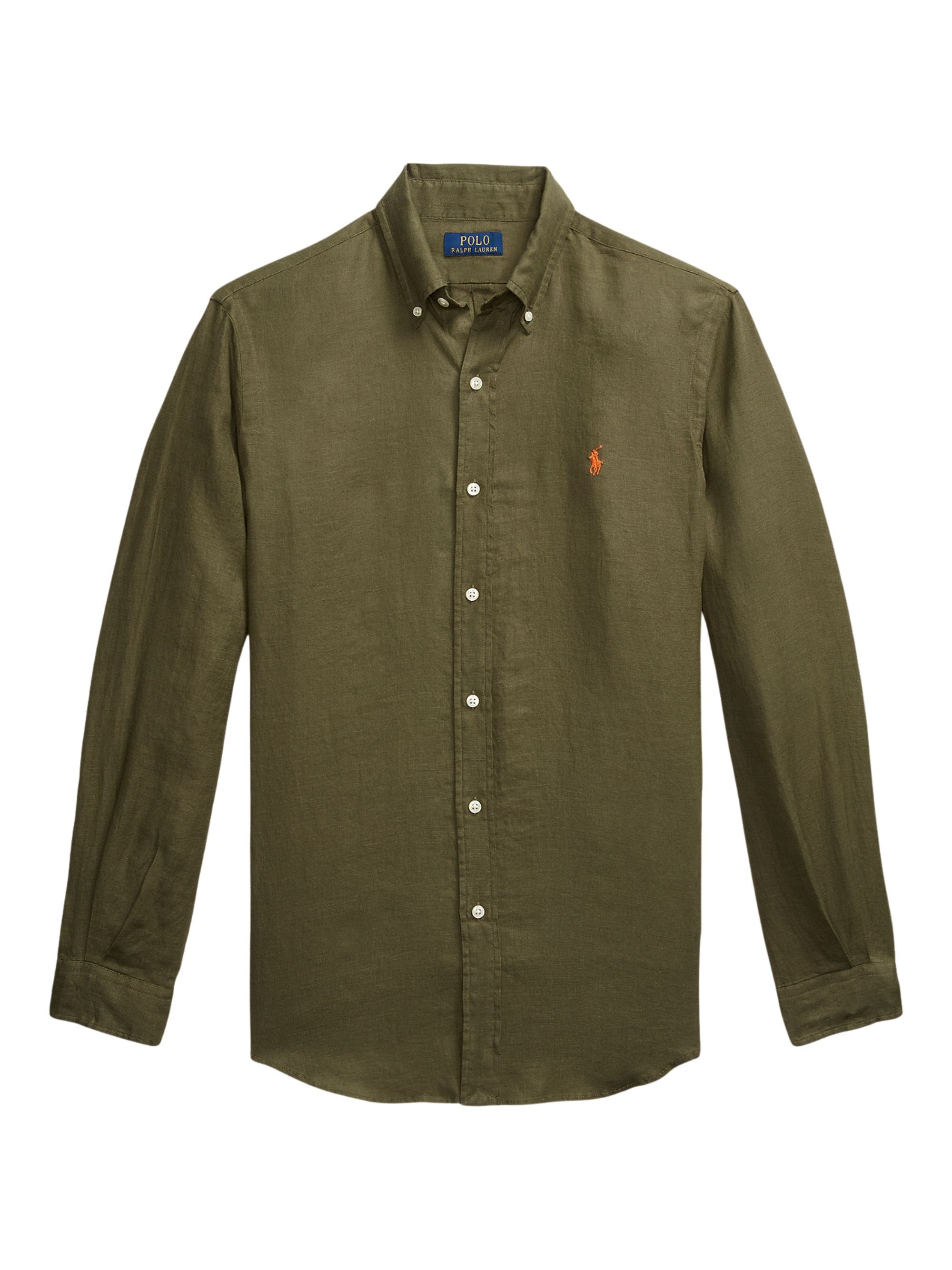 POLO RALPH LAUREN Linen Shirt With Logo