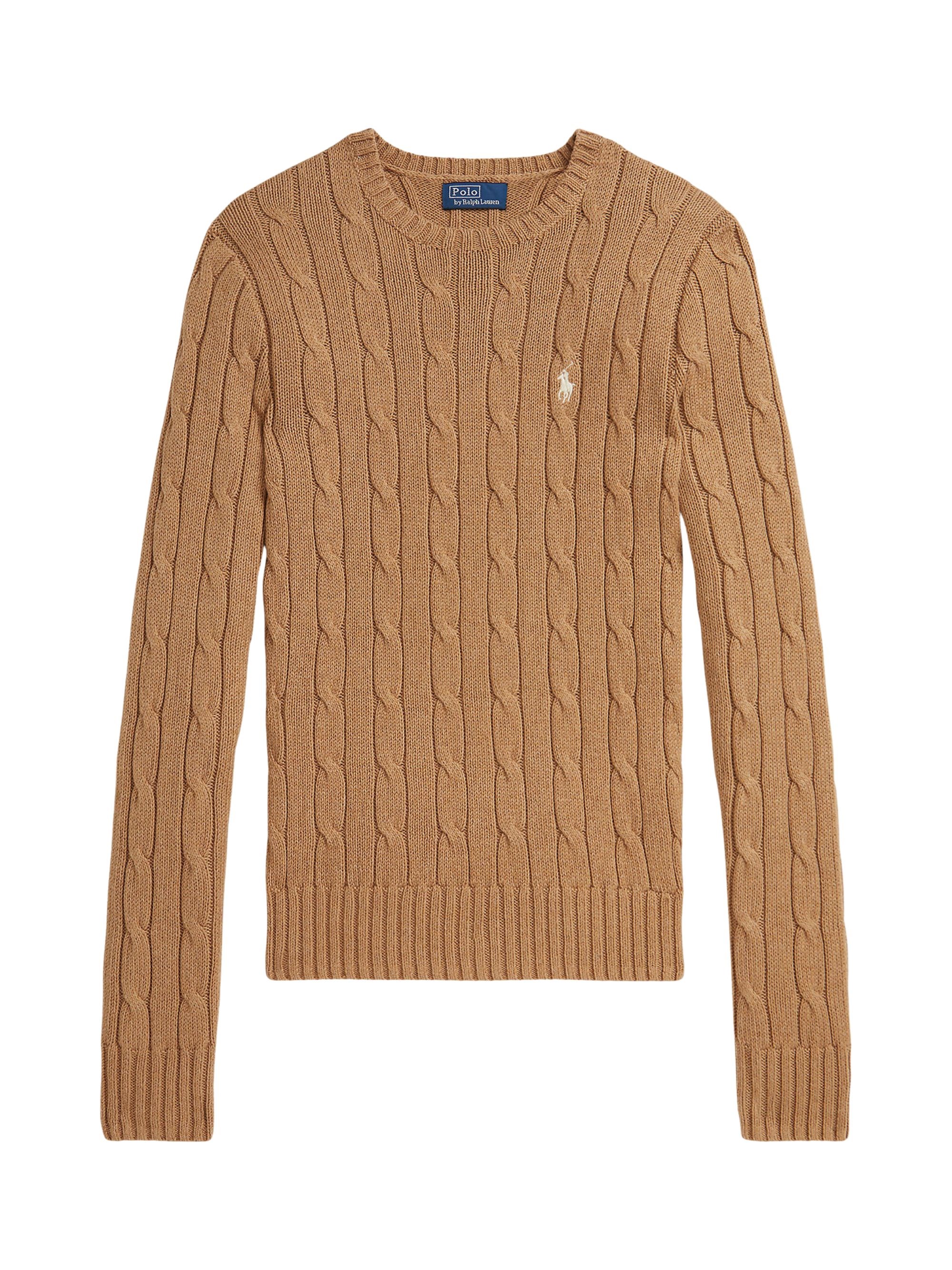 POLO RALPH LAUREN Cable Knit Sweater With Logo