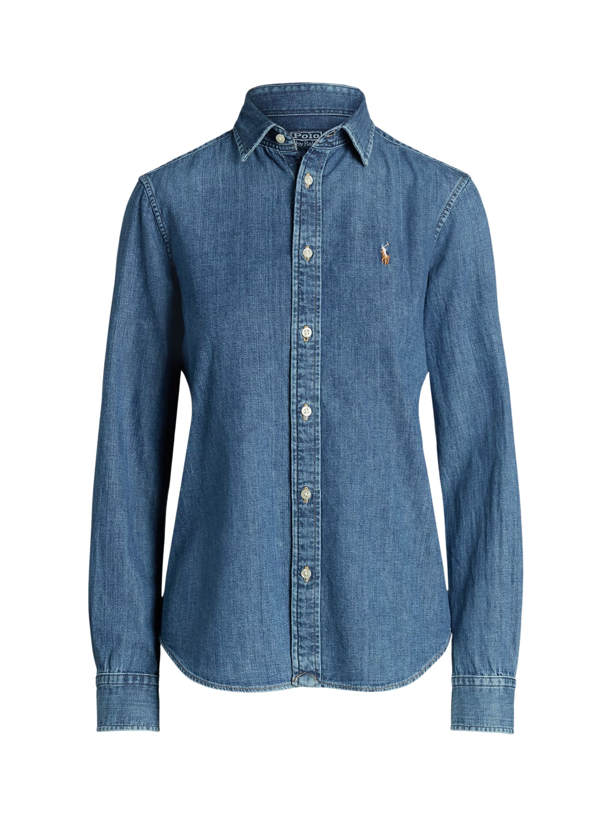 POLO RALPH LAUREN Camicia In Denim Con Logo
