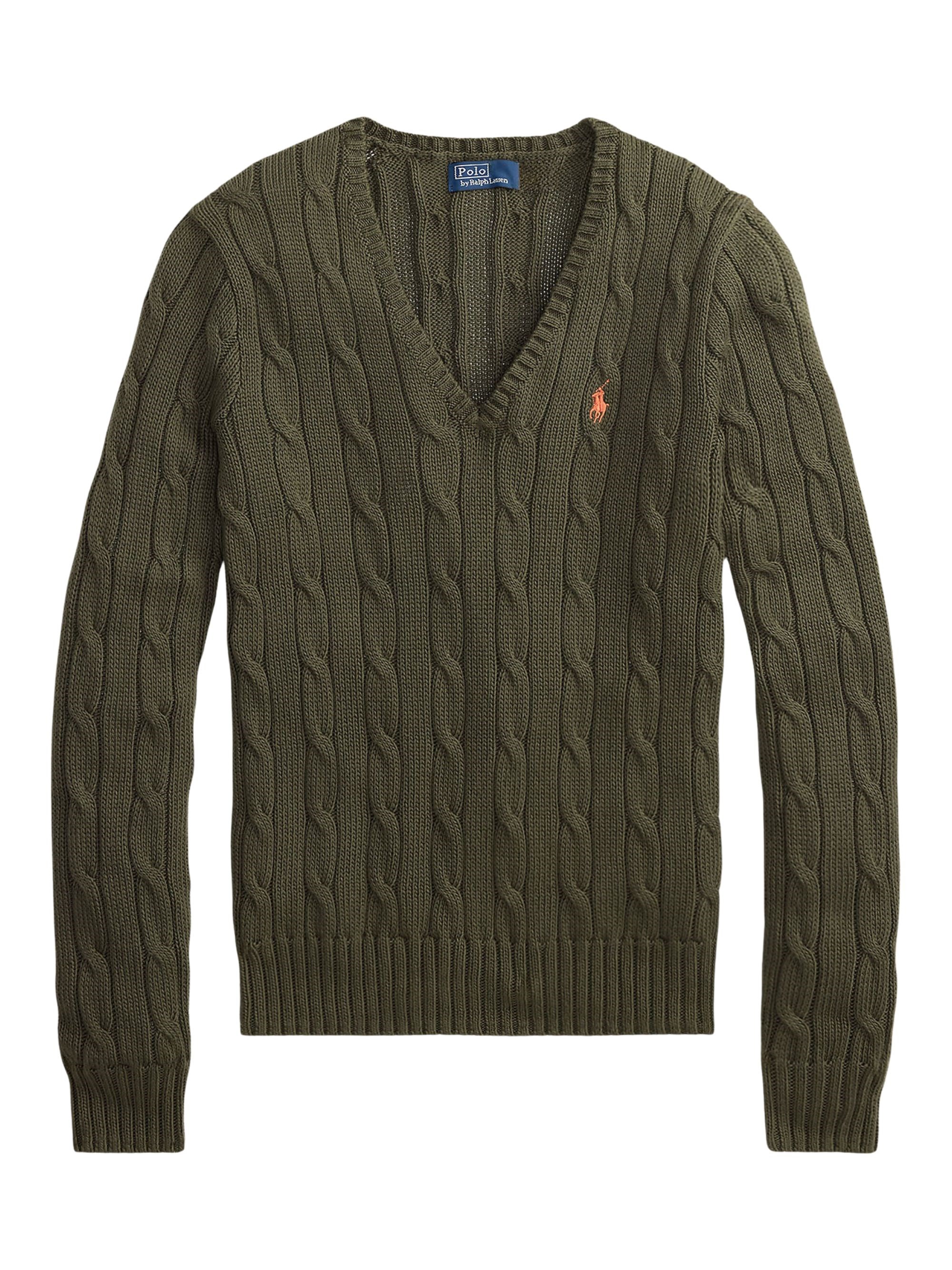 POLO RALPH LAUREN Cable Knit Sweater With Logo