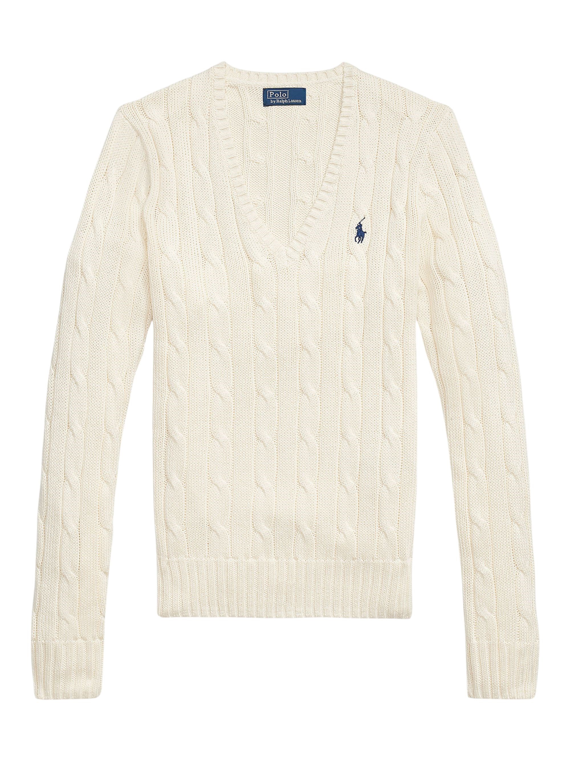 POLO RALPH LAUREN Cable Knit Sweater With Logo