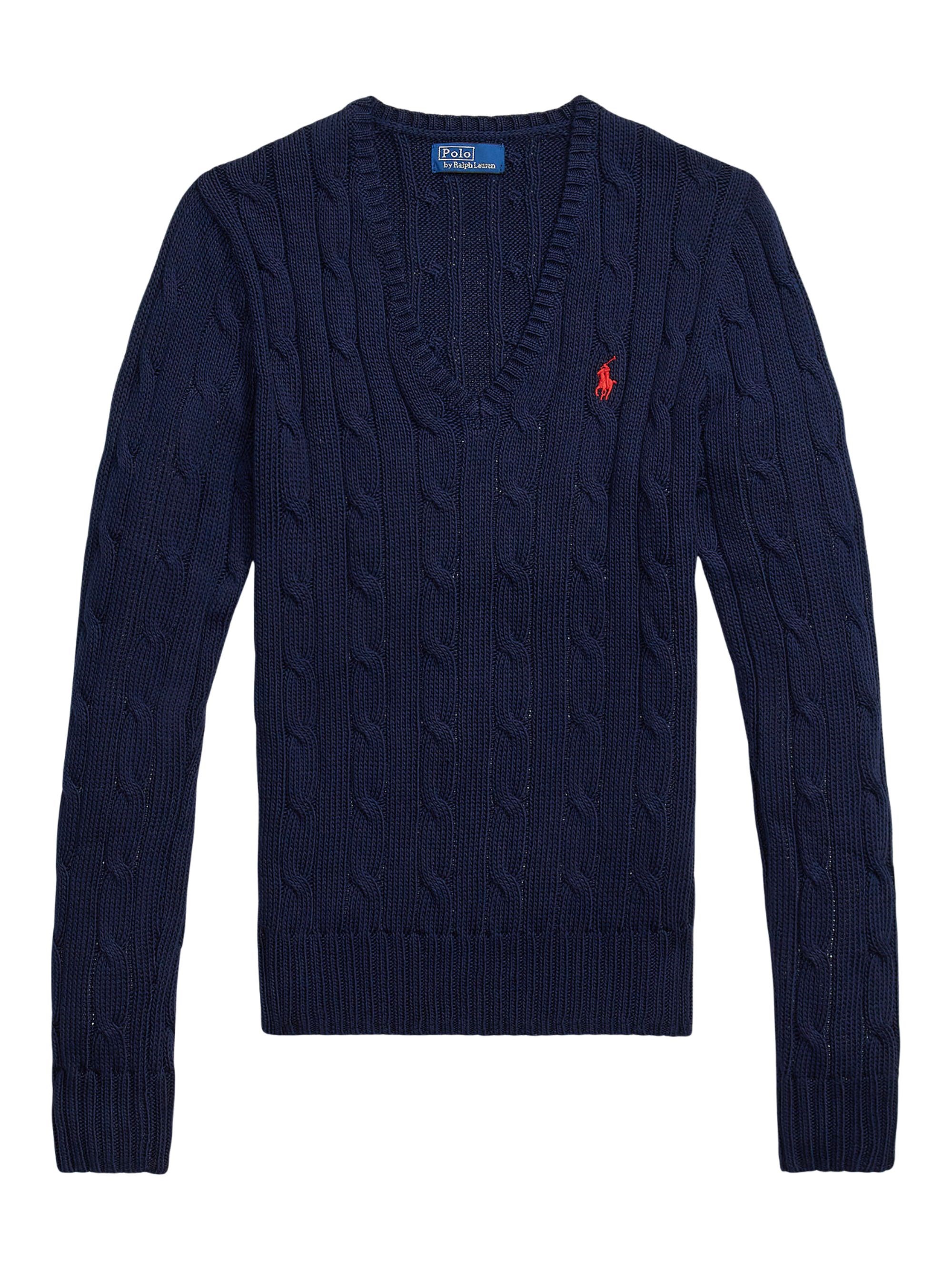 POLO RALPH LAUREN Cable Knit Sweater With Logo