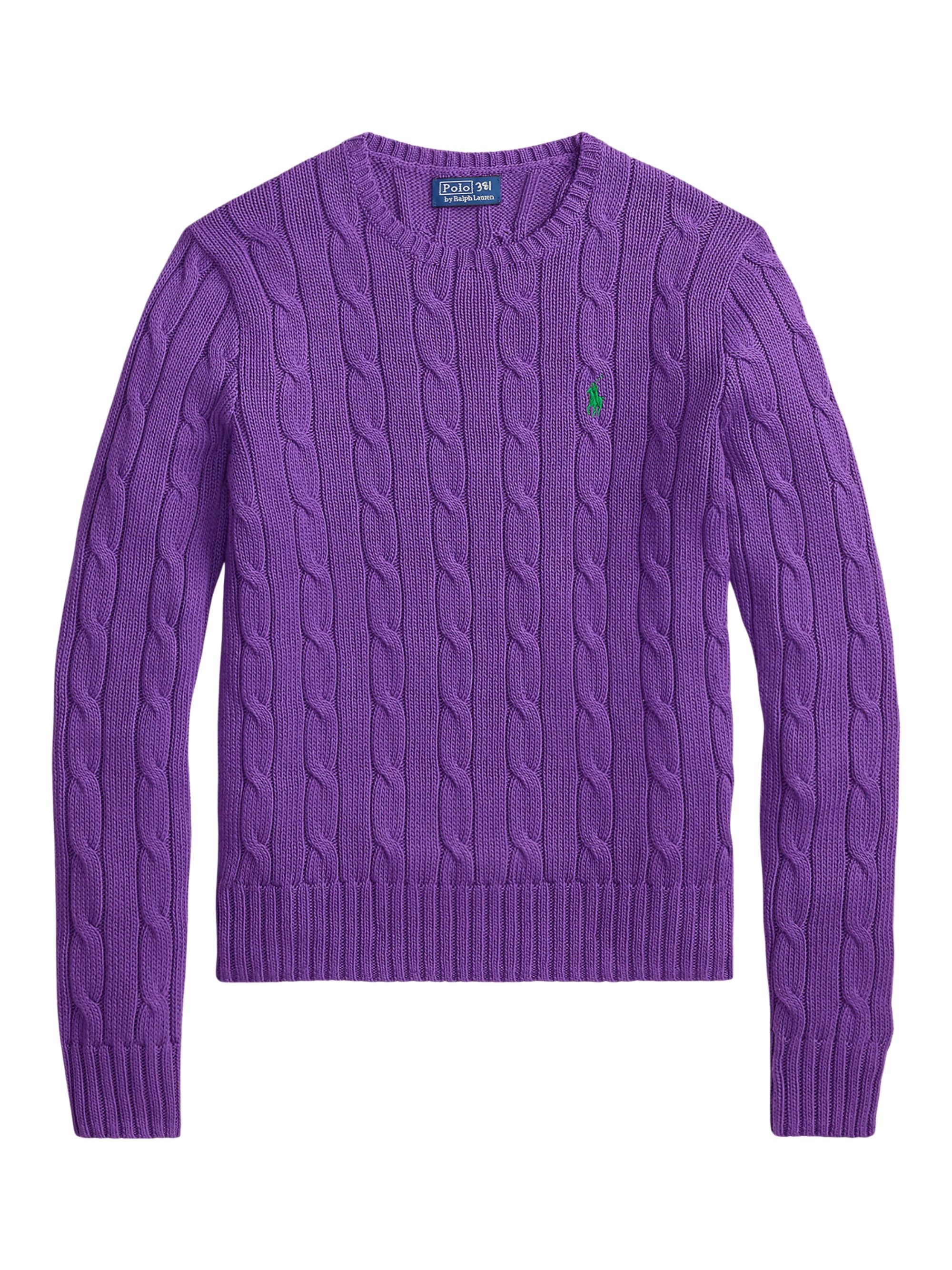 POLO RALPH LAUREN Cable Knit Sweater With Logo