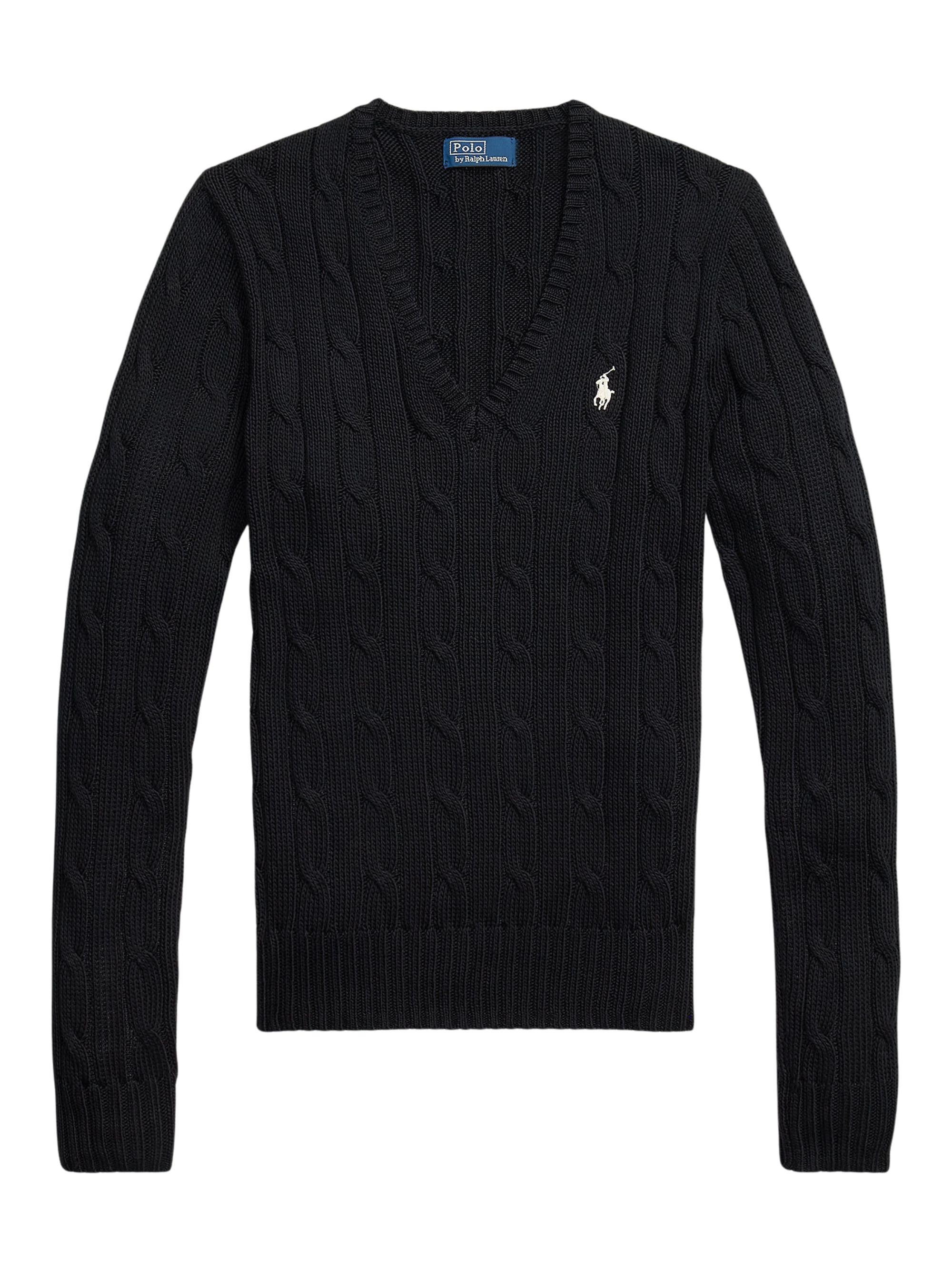 POLO RALPH LAUREN Cable Knit Sweater With Logo