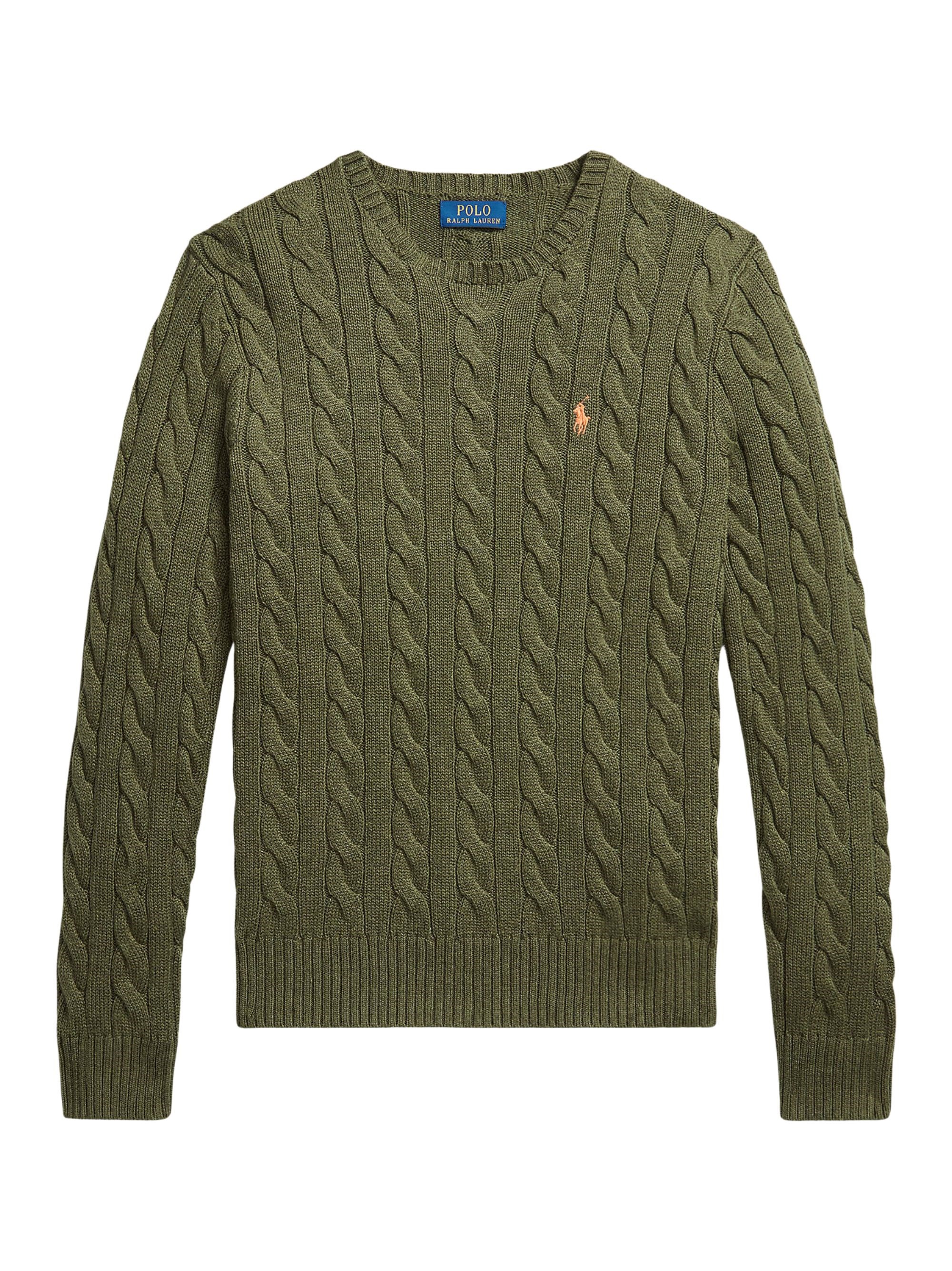 POLO RALPH LAUREN Cable Knit Sweater With Logo