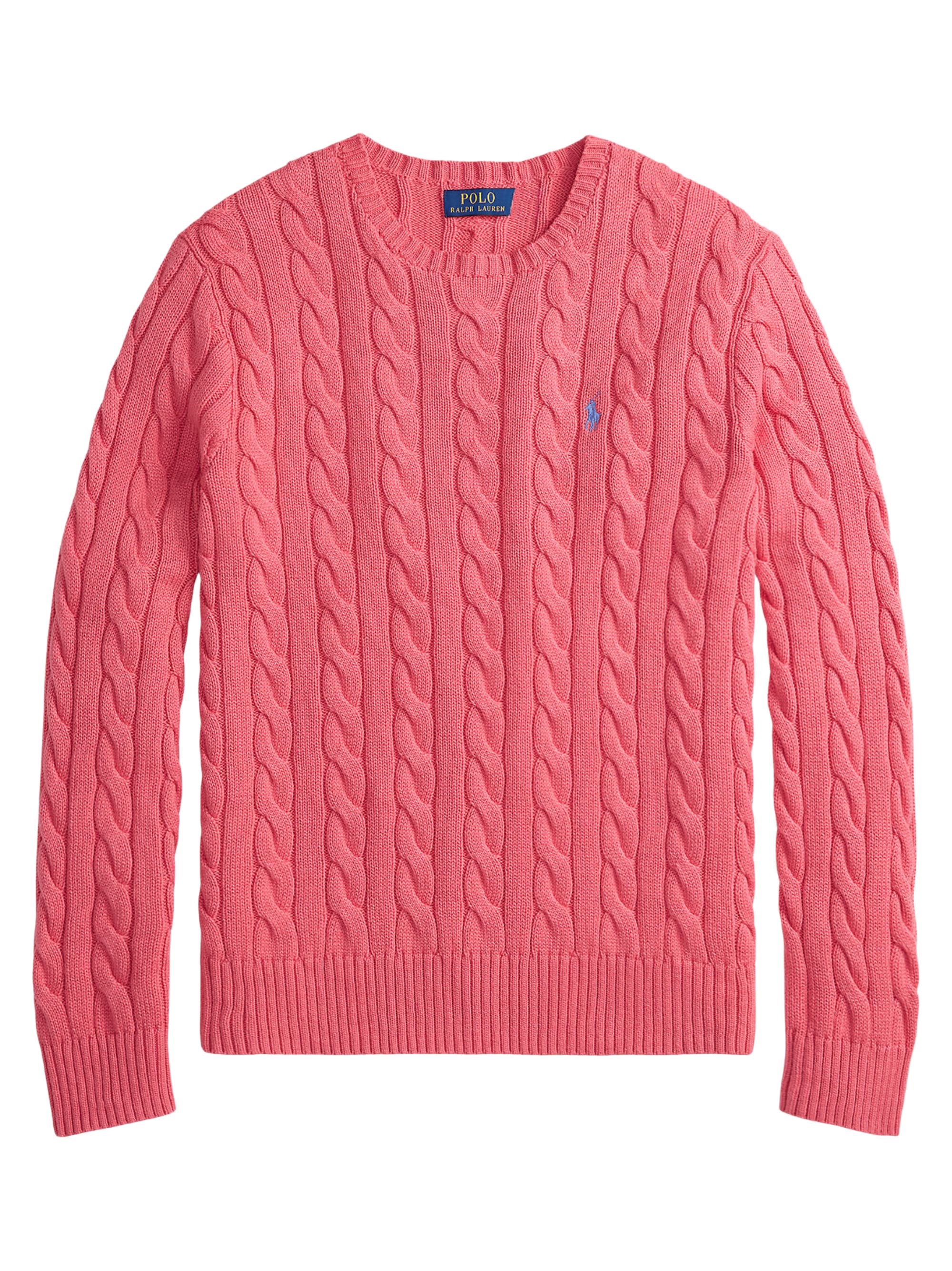 POLO RALPH LAUREN Cable Knit Sweater With Logo