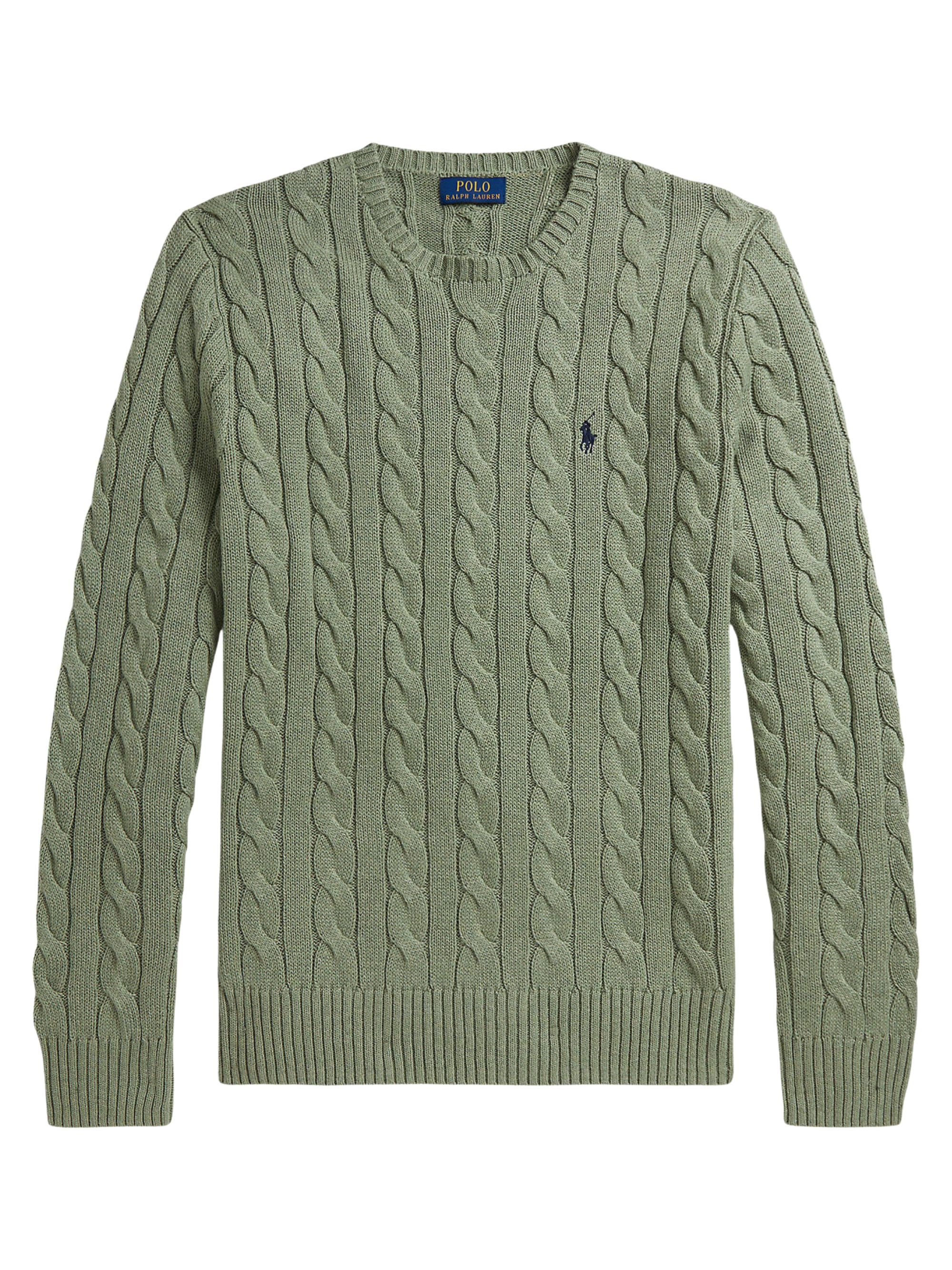 POLO RALPH LAUREN Cable Knit Sweater With Logo