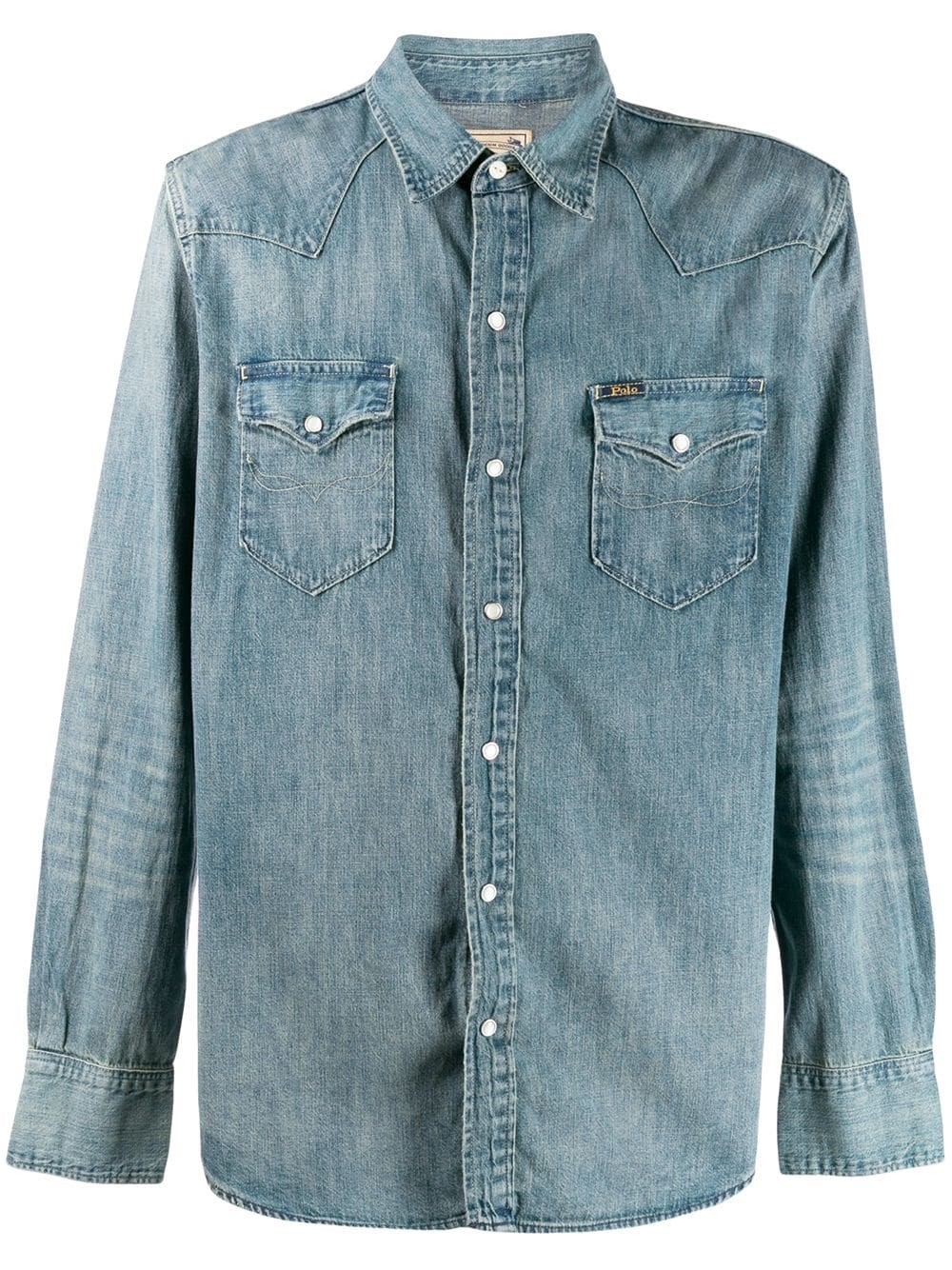 POLO RALPH LAUREN Slub Denim Western Shirt