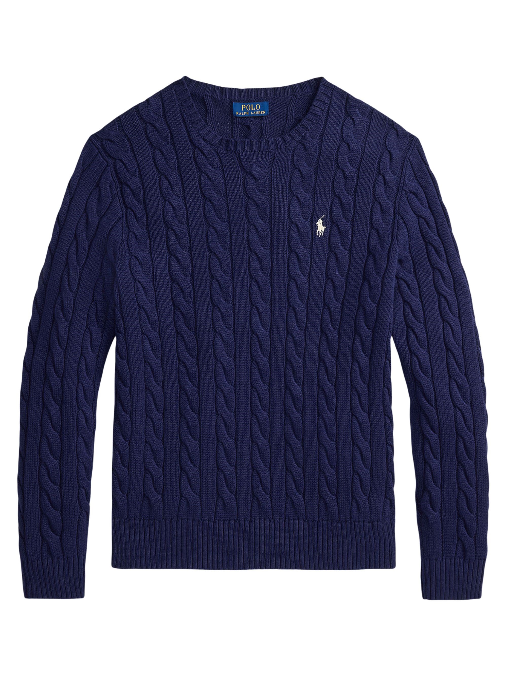 POLO RALPH LAUREN Cable Knit Sweater With Logo