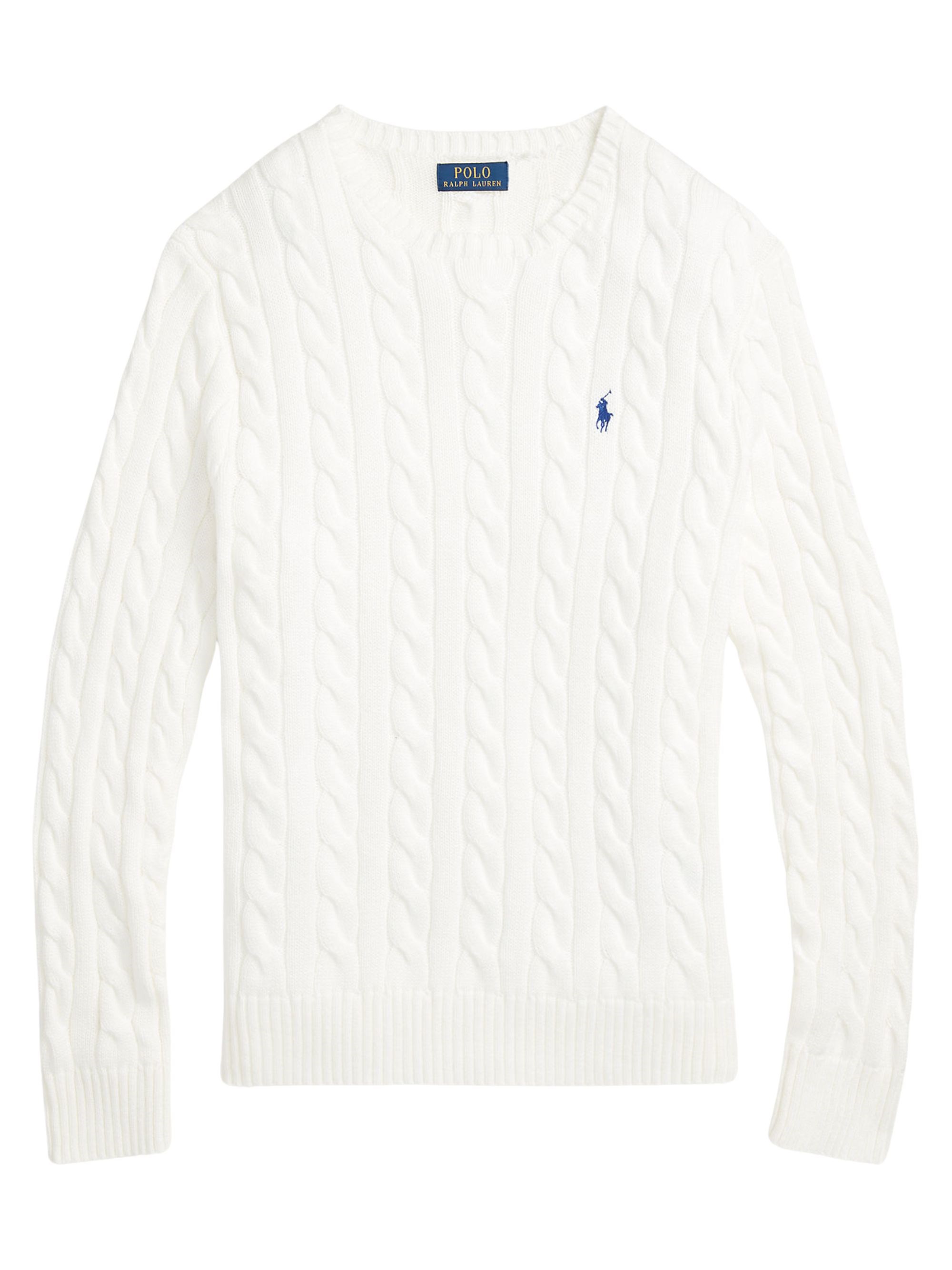POLO RALPH LAUREN Cable Knit Sweater With Logo