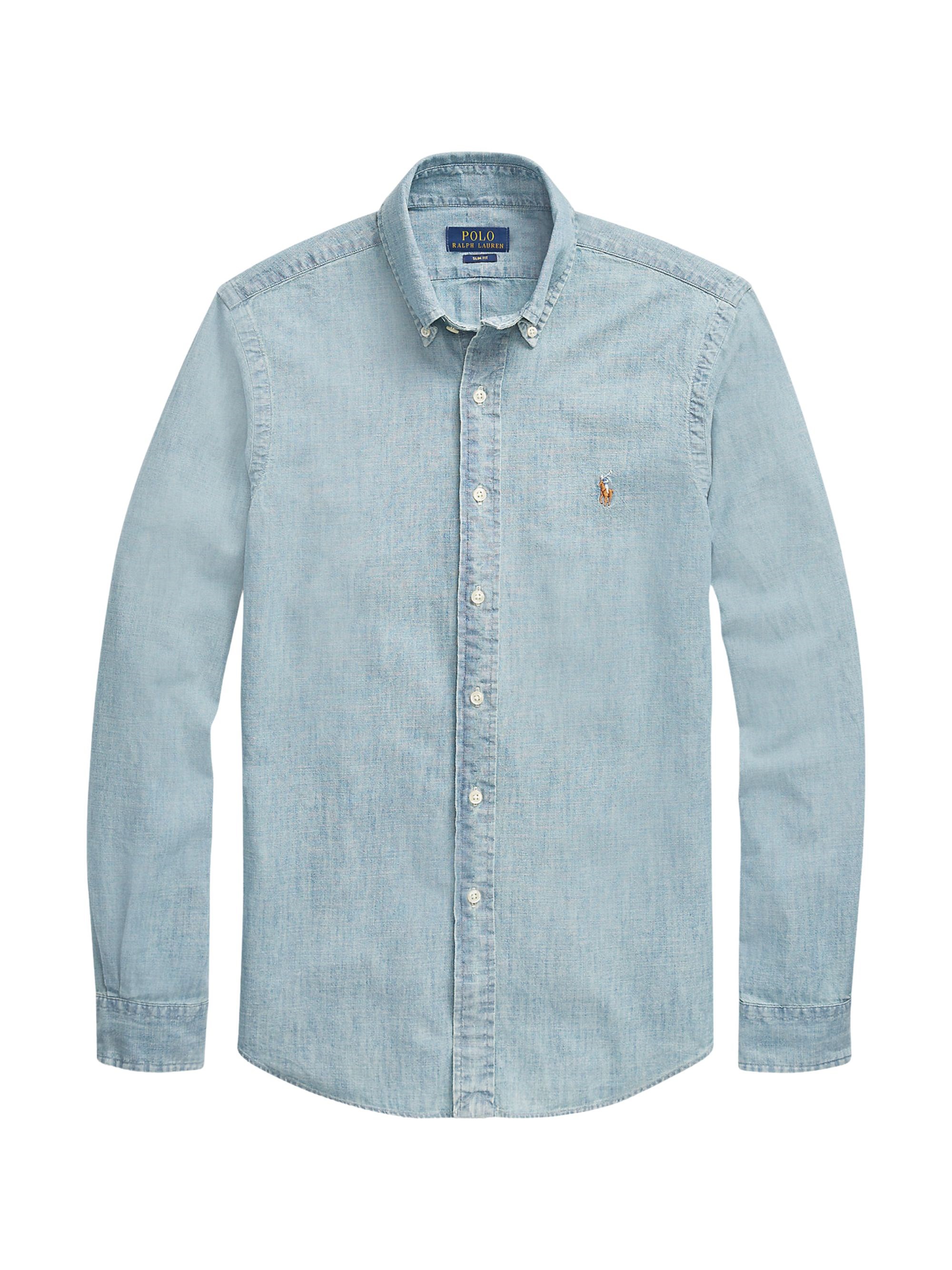 POLO RALPH LAUREN Camicia In Denim Con Logo