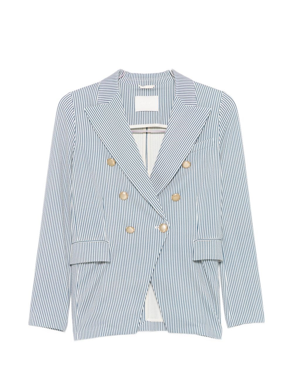 Circolo 1901 Striped Double-Breasted Jacket