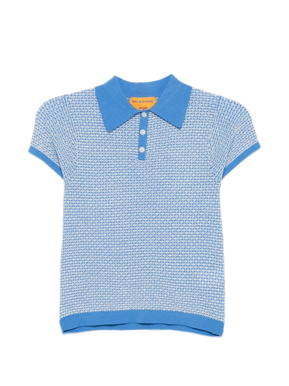 GUEST IN RESIDENCE Pique Cashmere Polo Shirt