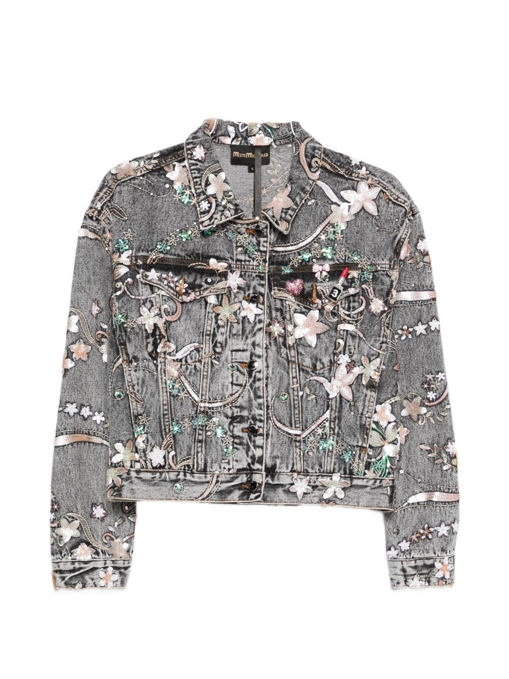 MINIME PARIS Printed Denim Jacket