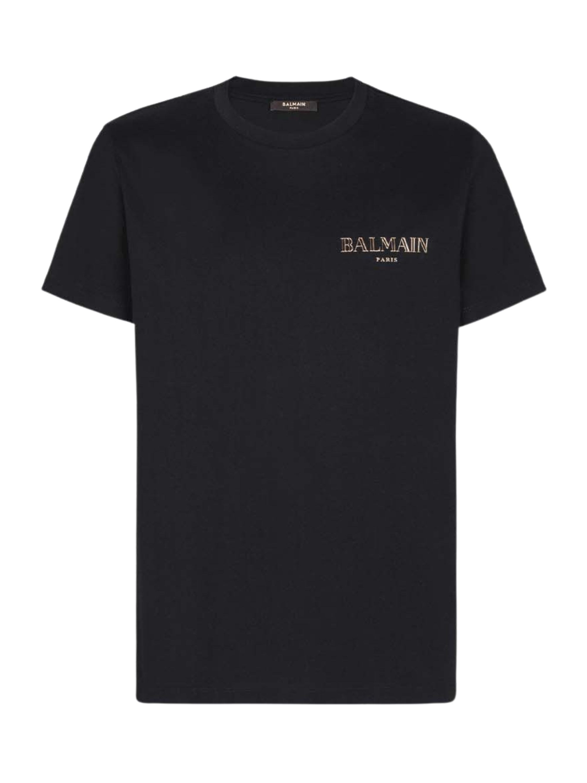 Balmain T-Shirt In Cotone