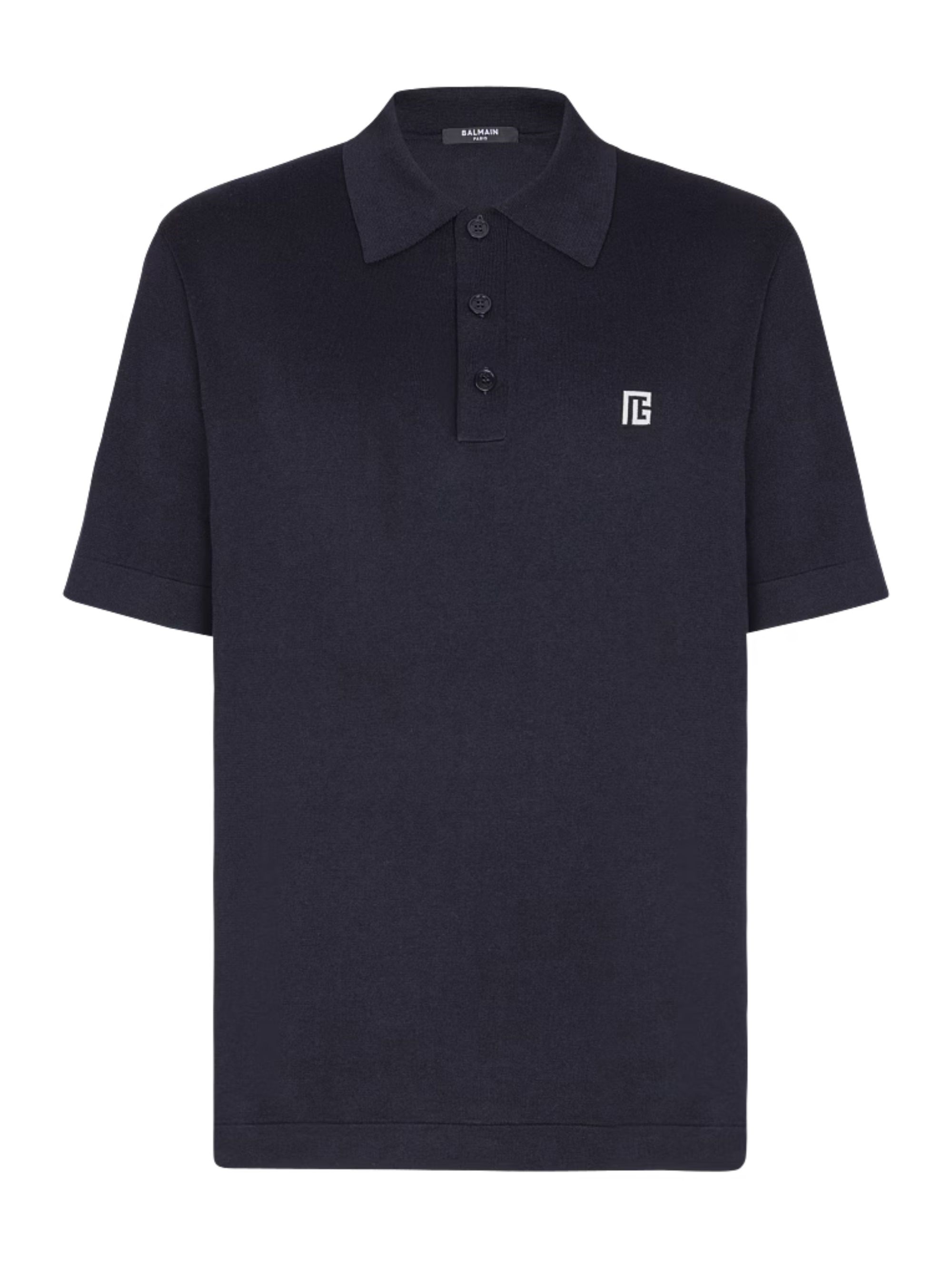 Balmain Silk Polo Shirt