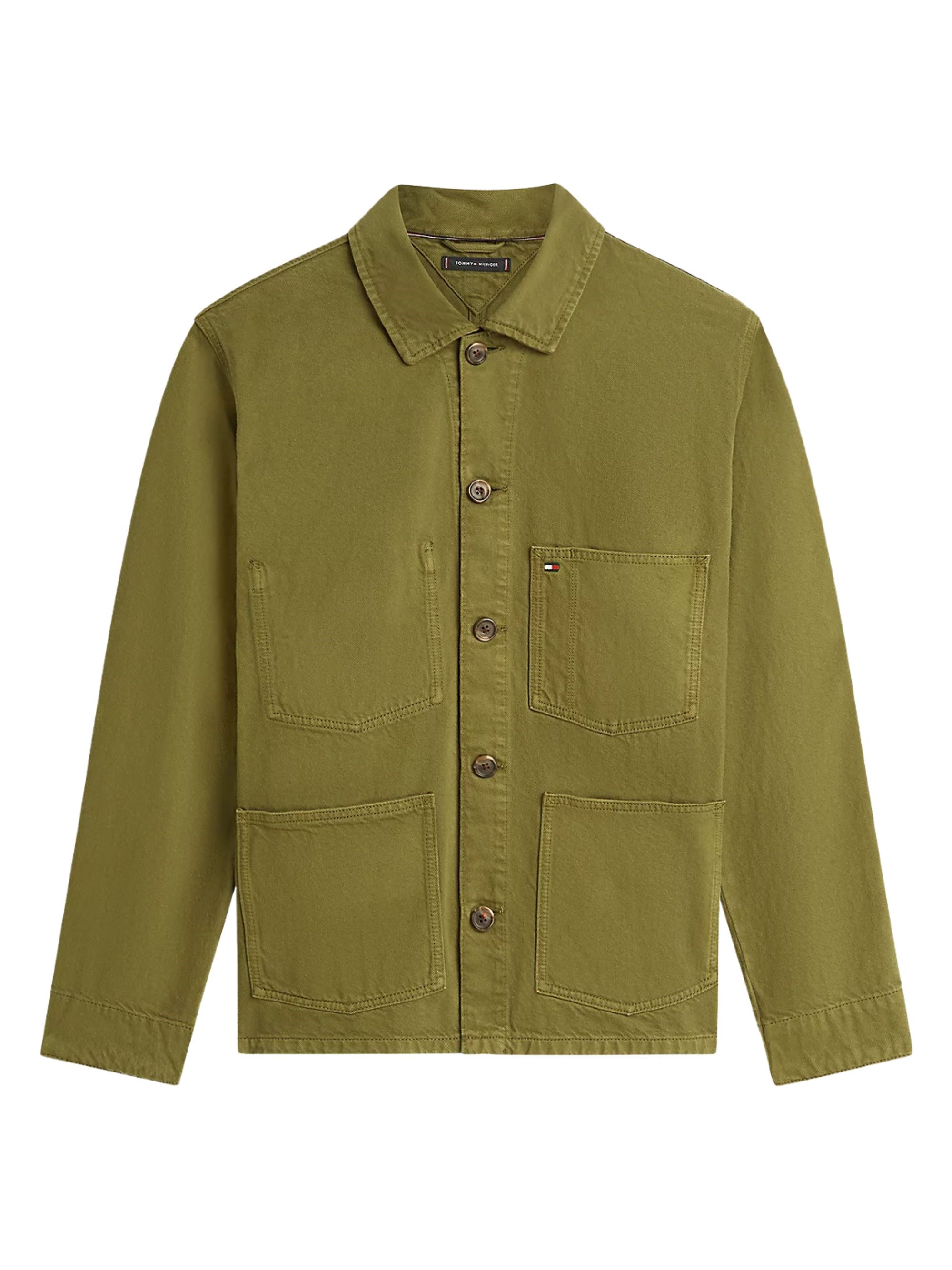 Tommy Hilfiger Workwear Style Jacket With Flag