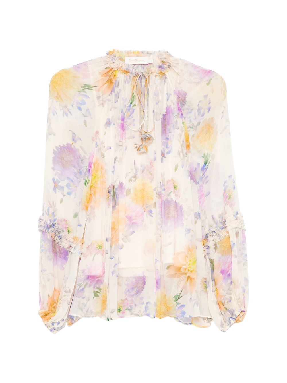 Zimmermann Zimmermann Luna Ruffled Blouse　Zimmermann ルナ フリル ブラウス