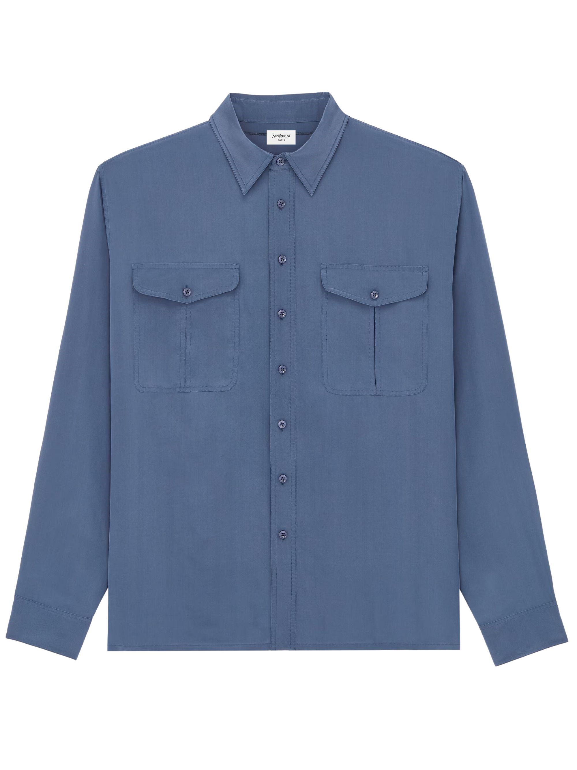 Saint Laurent Silk And Viscose Shirt