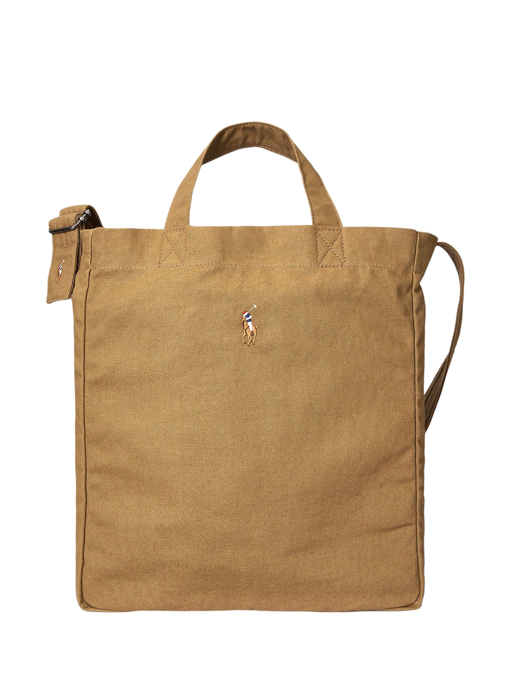POLO RALPH LAUREN Canvas Shopper Tote Bag