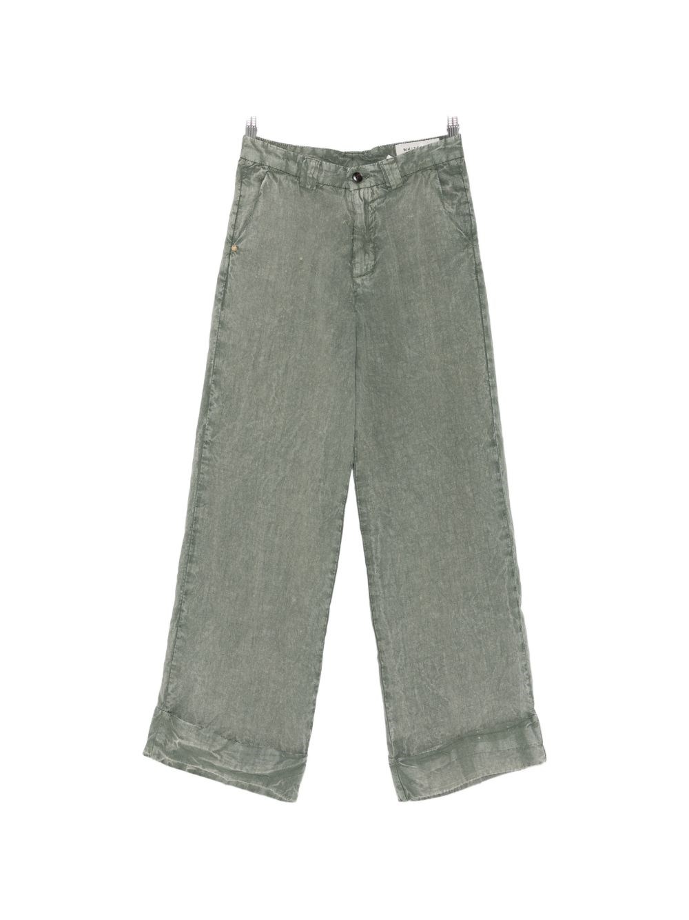 WHITE SAND Linen Trousers