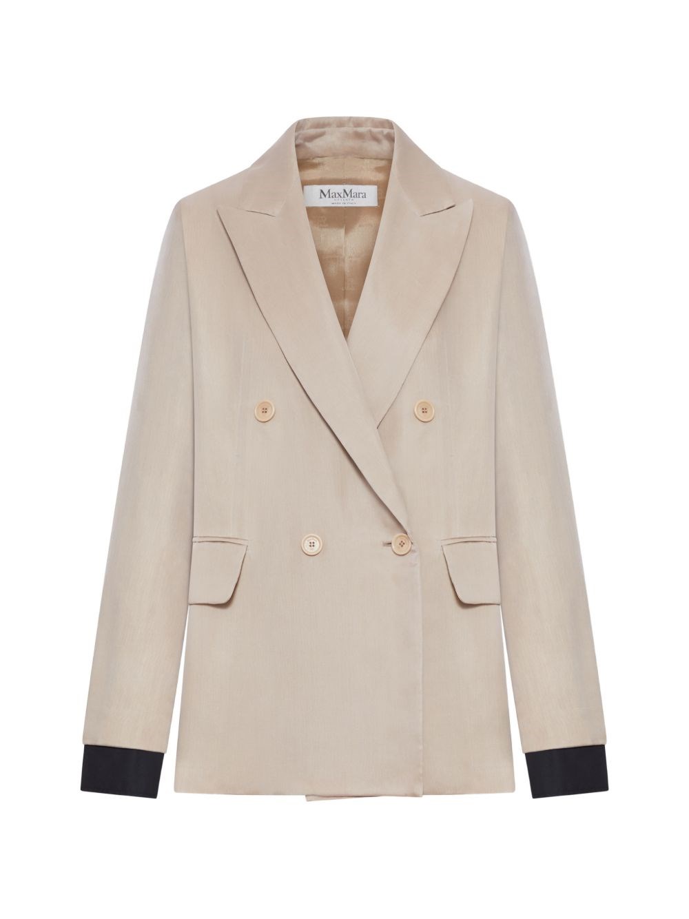 Max Mara Silk Double-Breasted Jacket