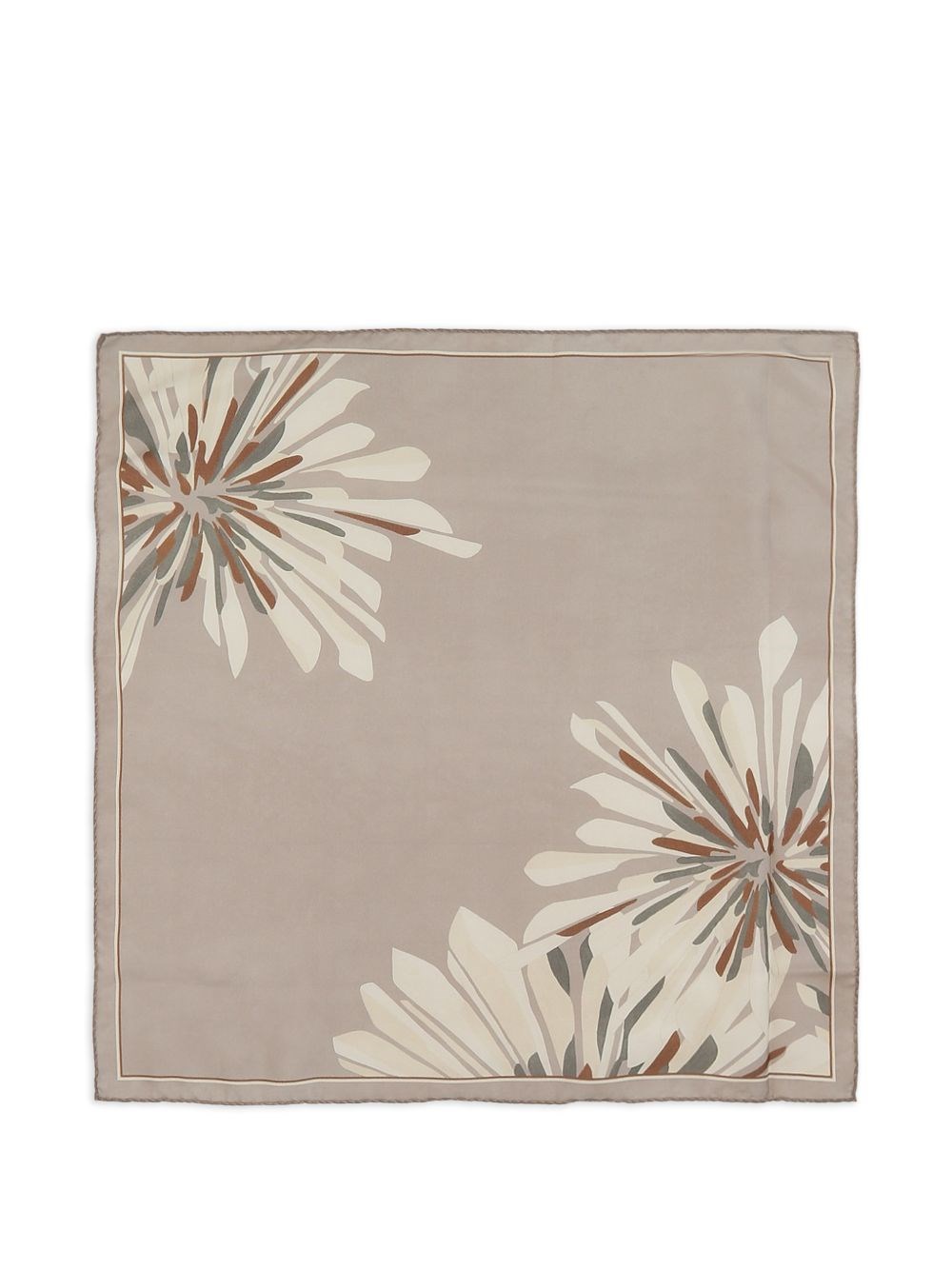 Brunello Cucinelli Printed Silk Foulard