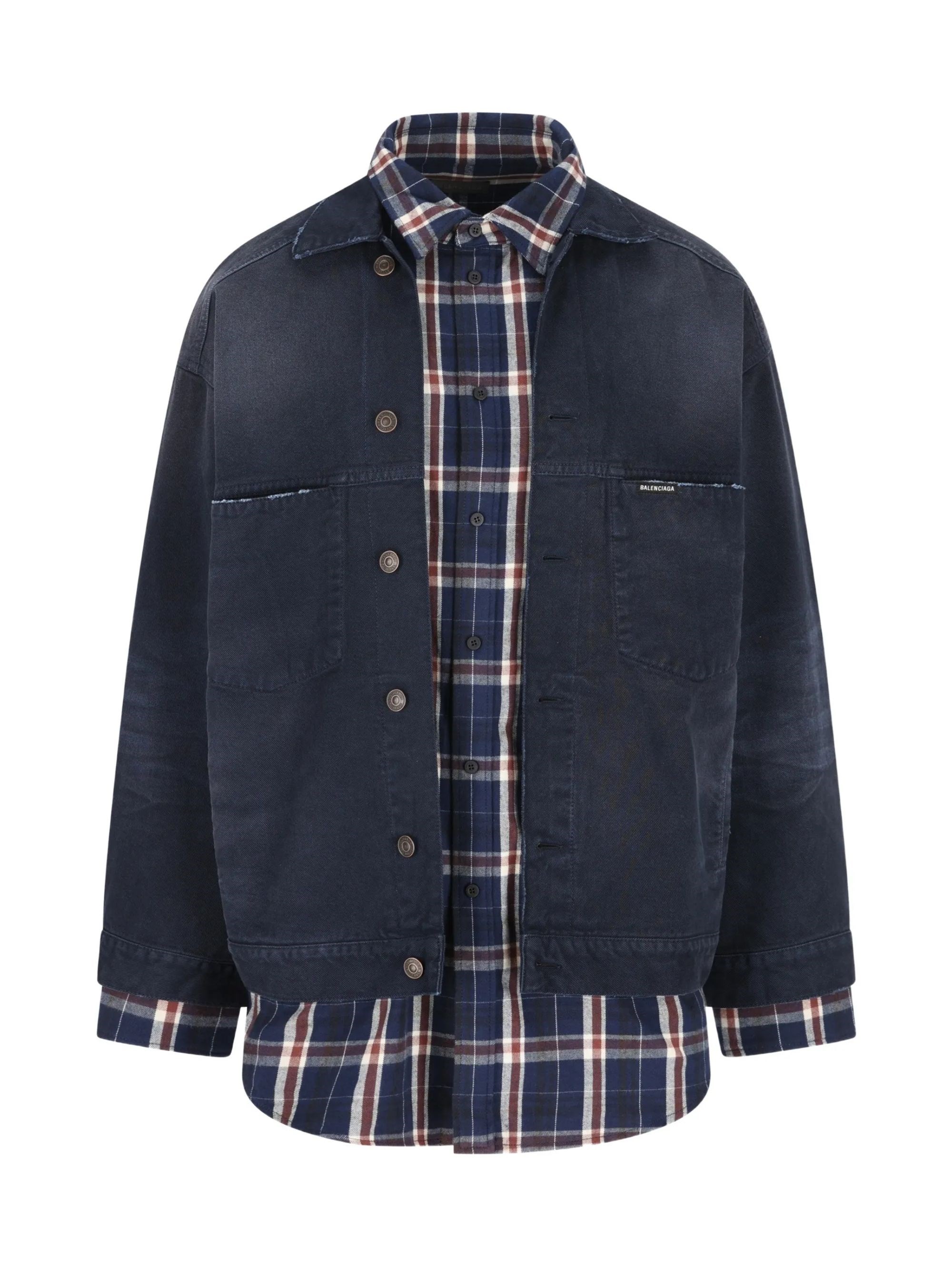 Balenciaga Patched Shirt-Jacket
