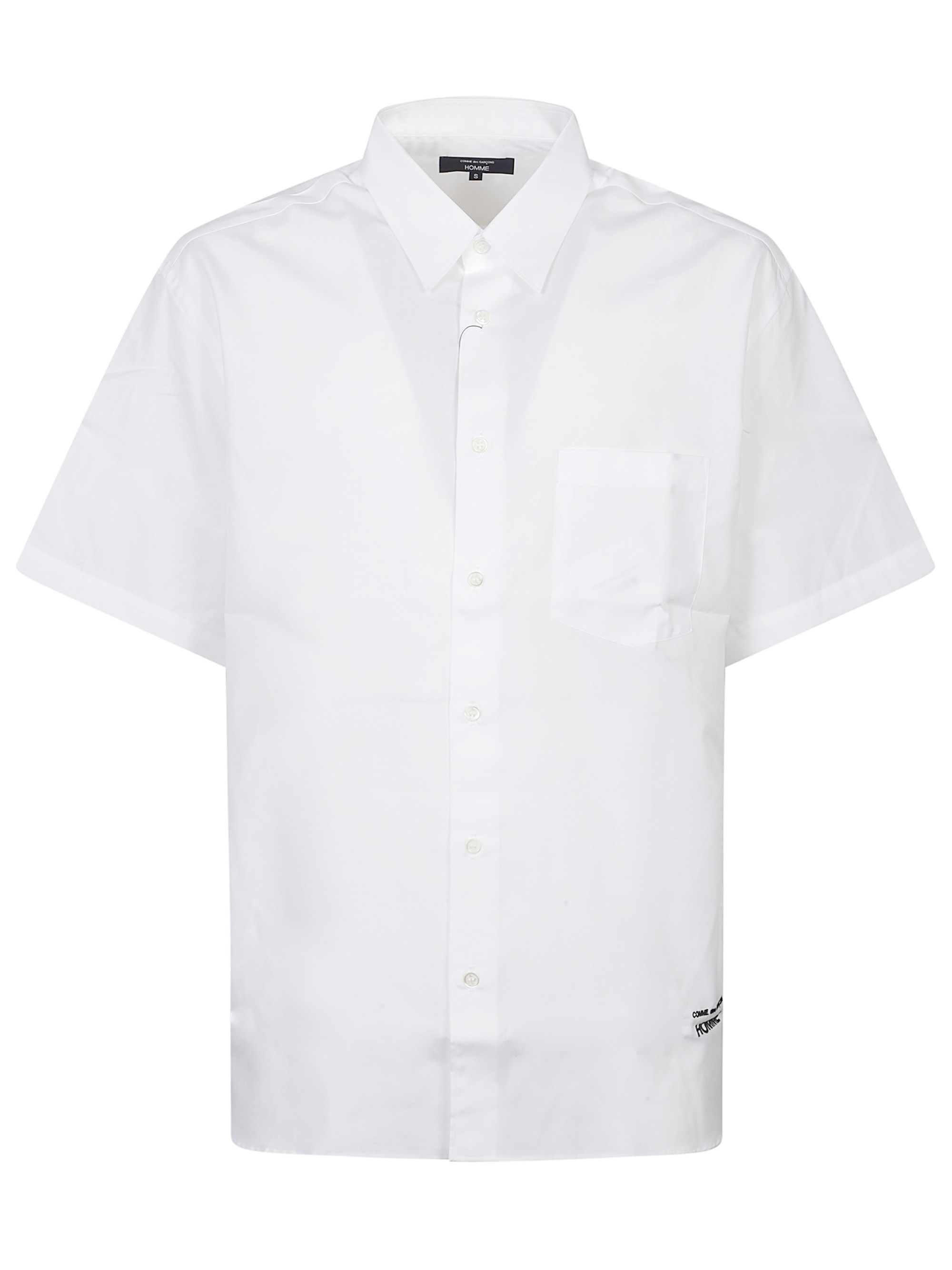 Comme Des Garçons Homme Deux Comme Des Garçons Homme Logo Shirt In White