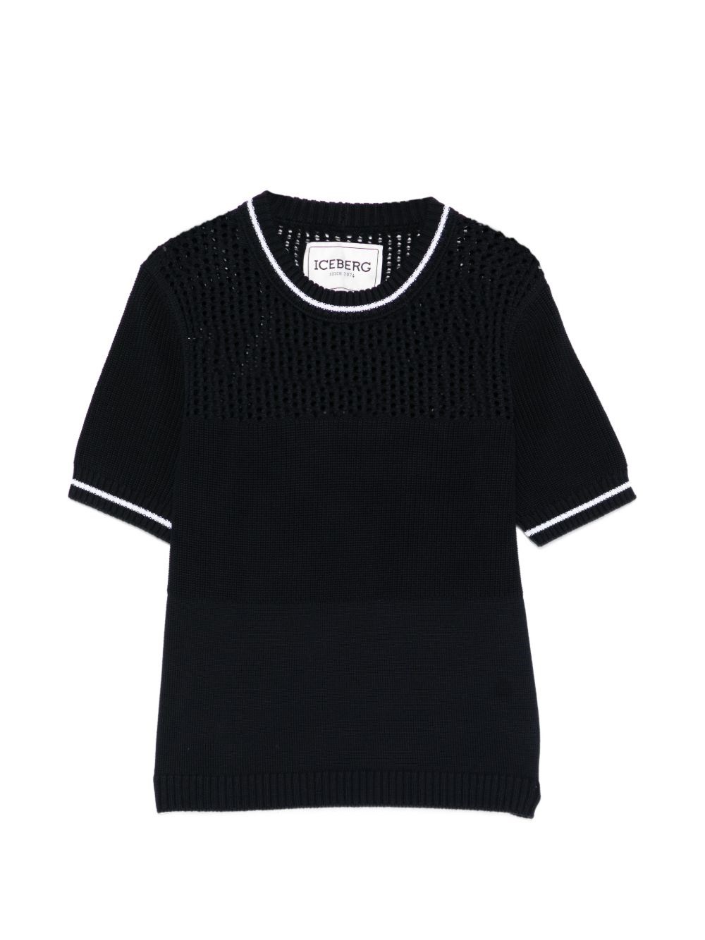 Iceberg Crew Neck Knitted Sweater