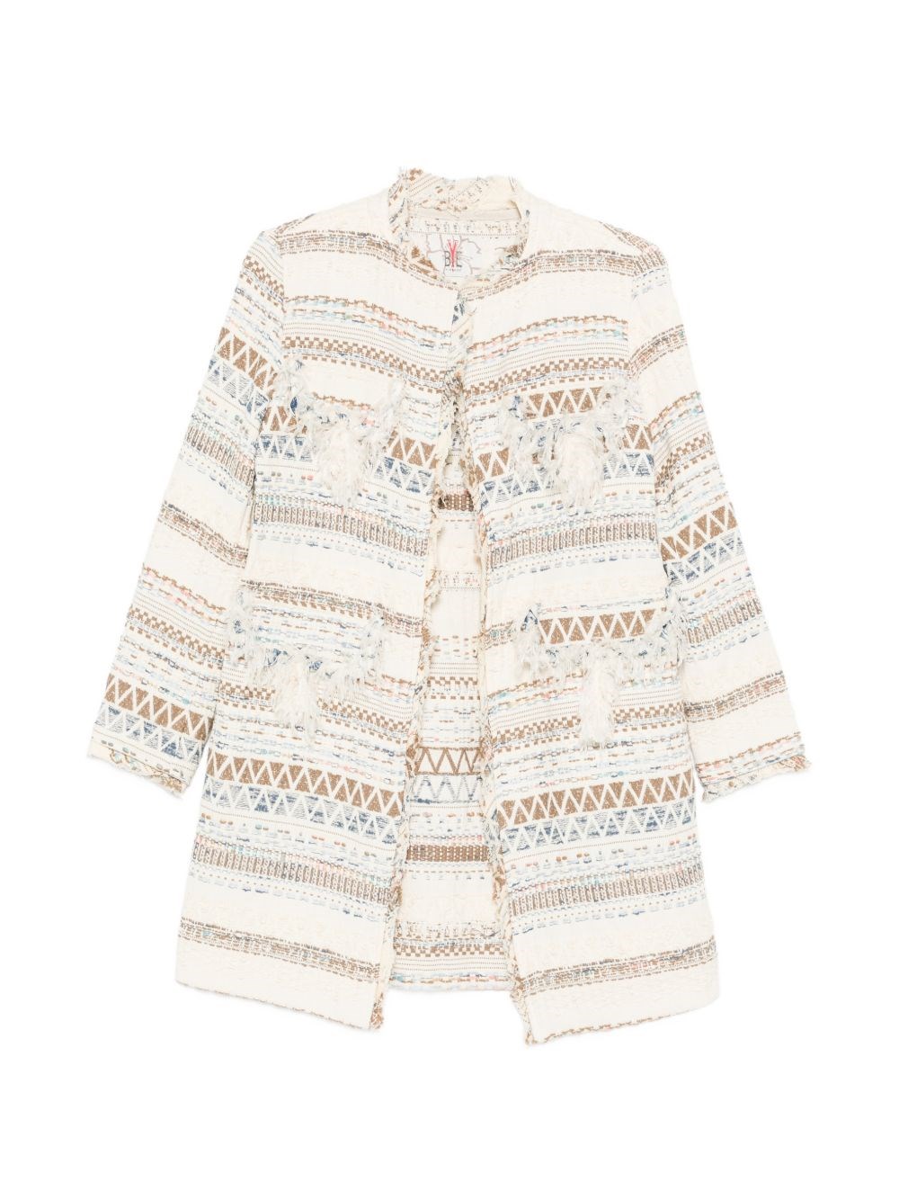 BYE Cotton Blend Caban Coat