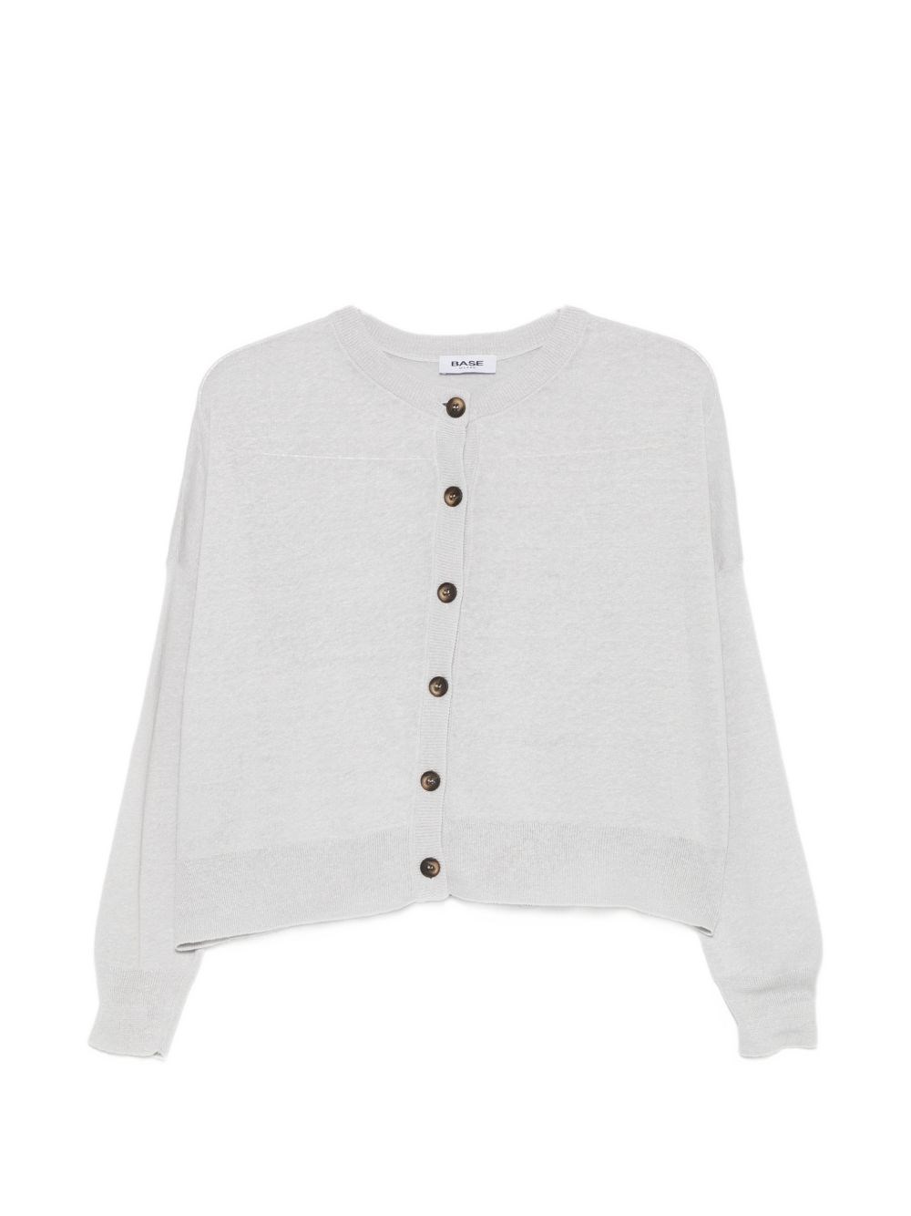 Base Linen And Cotton Blend Cardigan