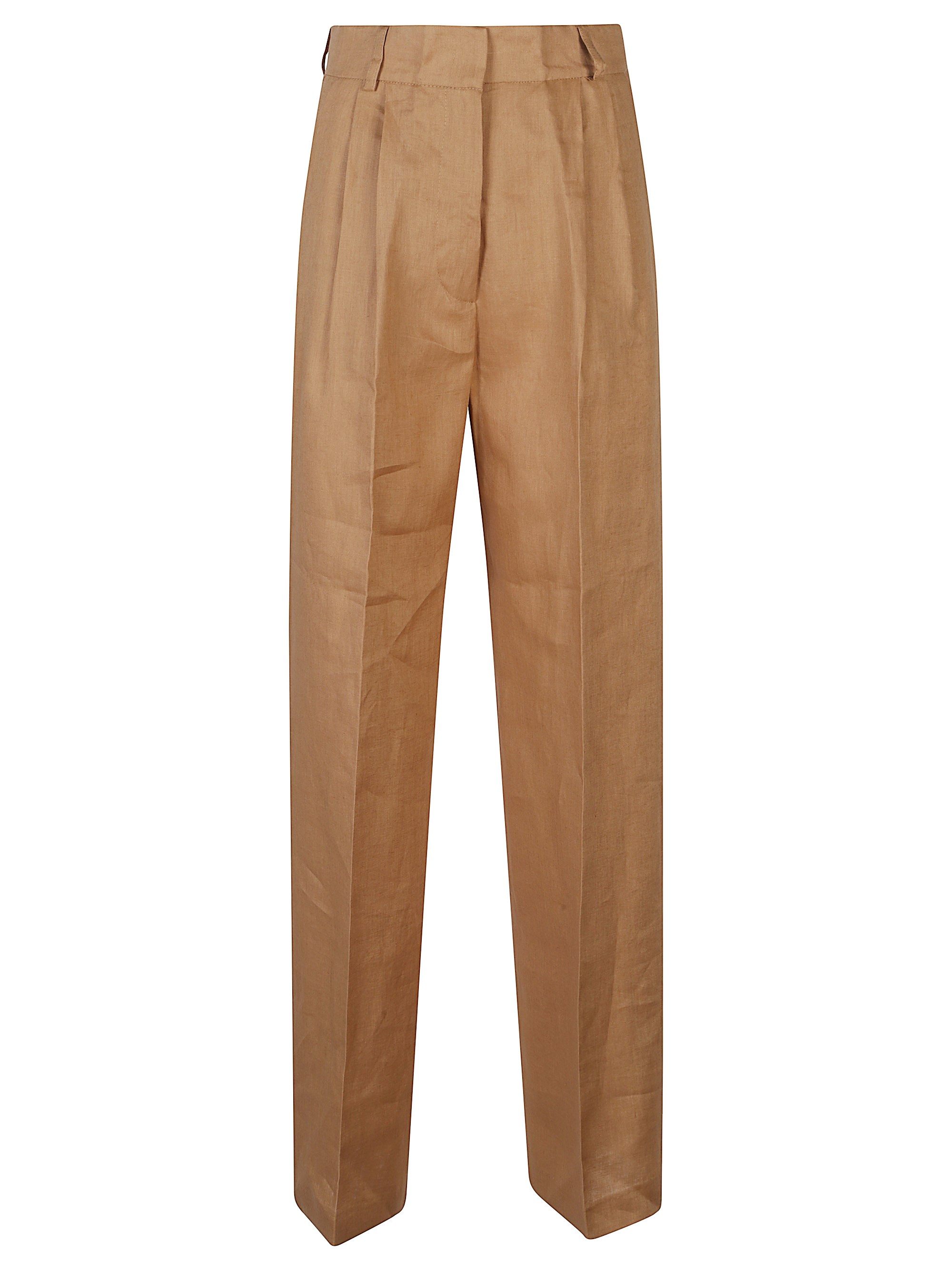 Actualee Linen Trousers In Sand