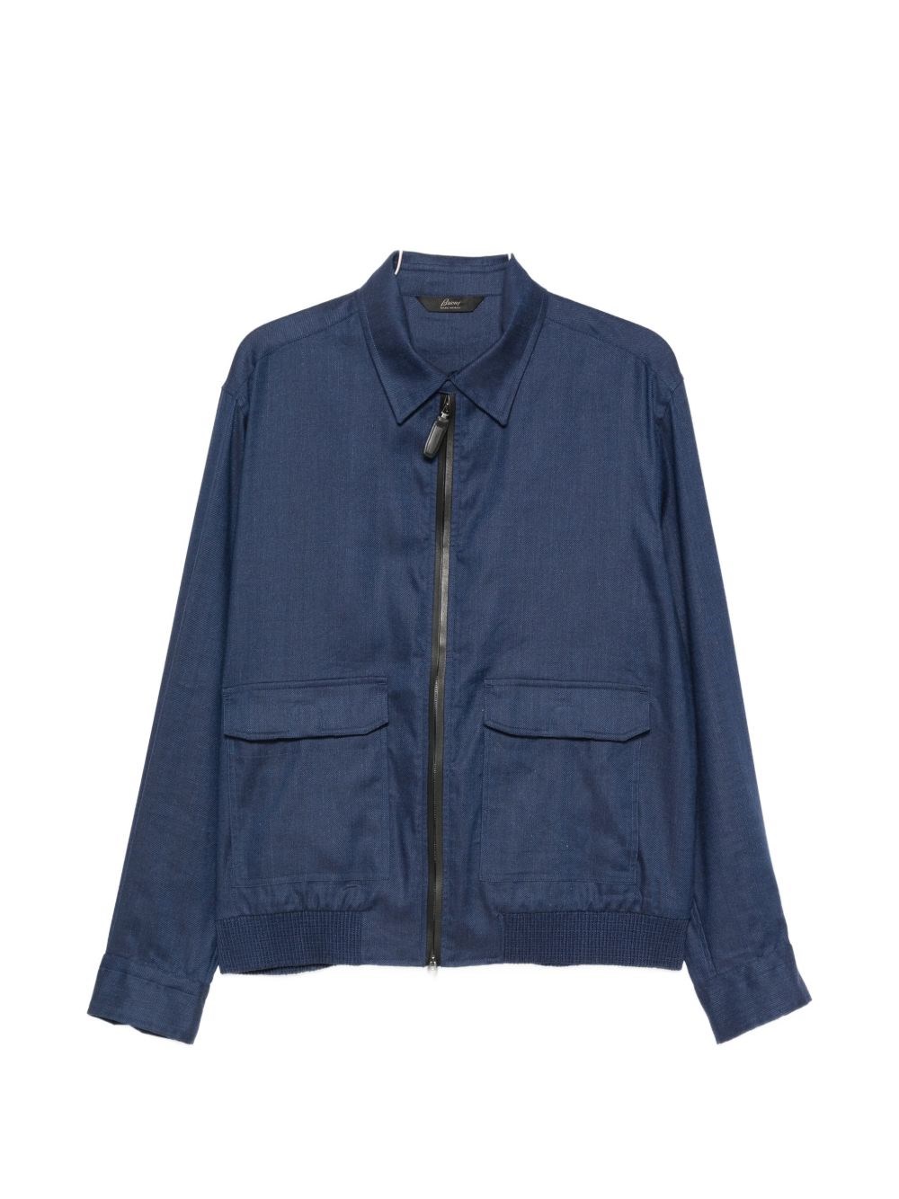 BRIONI Linen And Wool Blouson Jacket