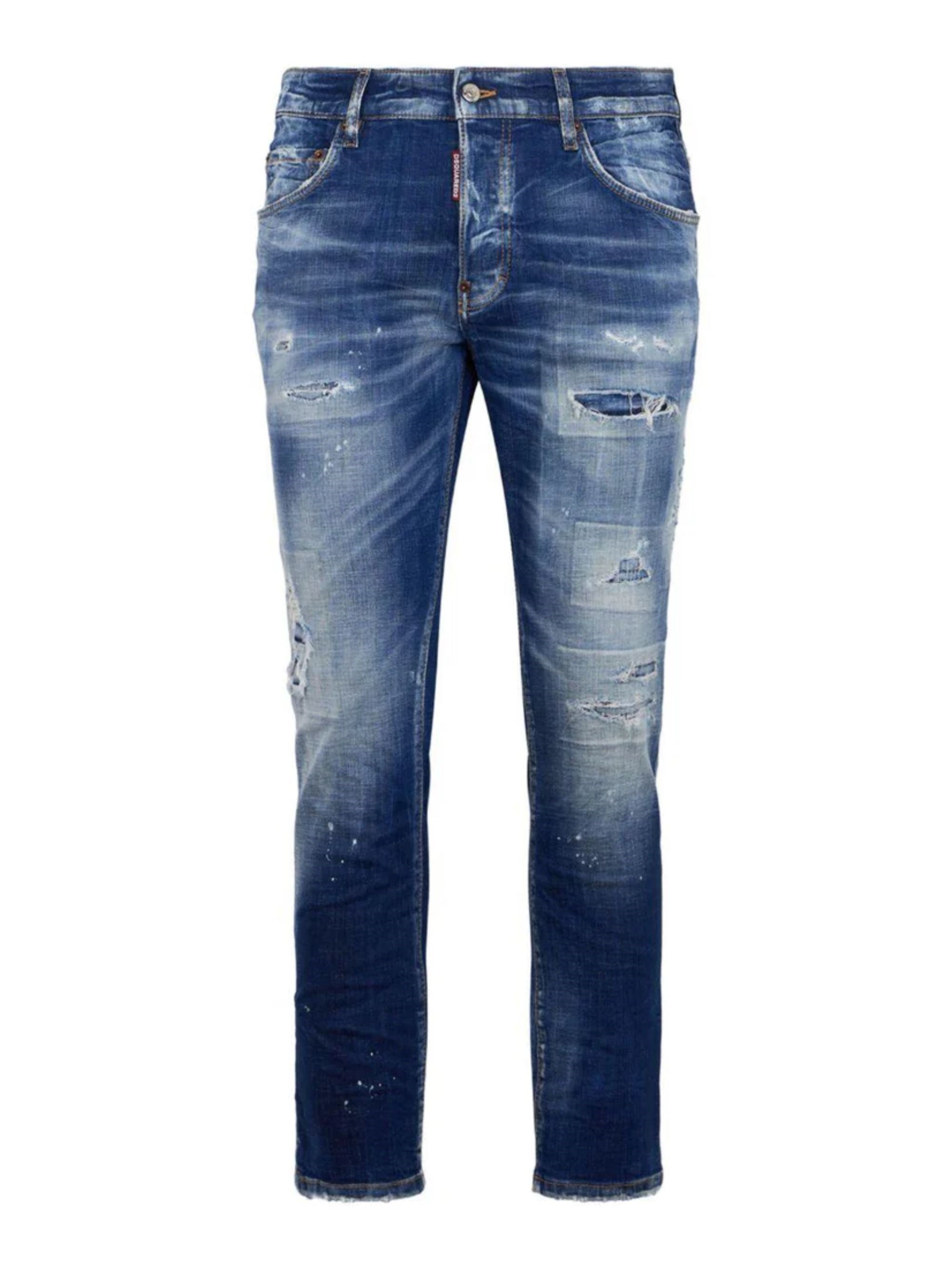 Dsquared2 Medium Wash Skater Jeans