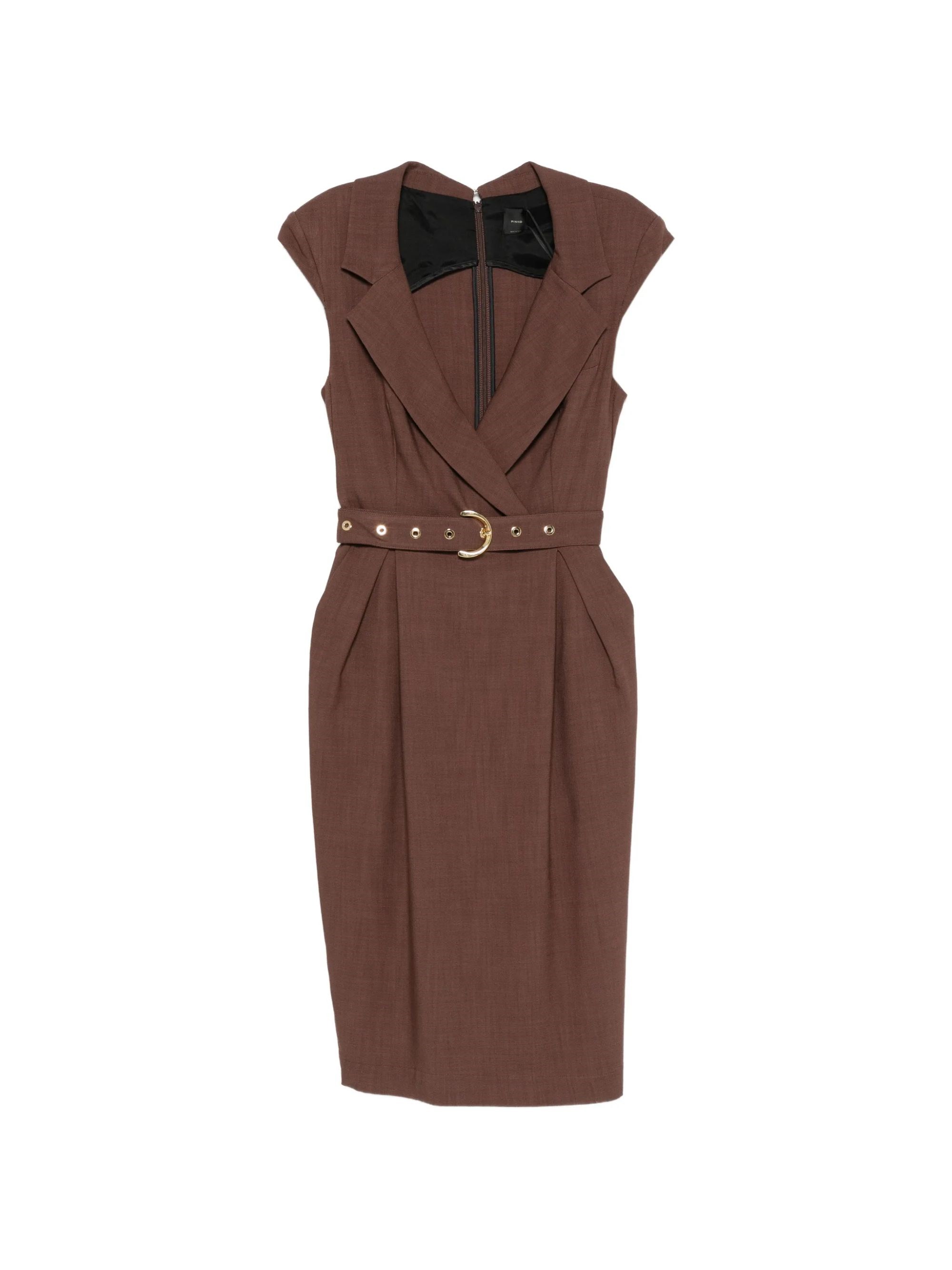 Pinko Midi Dress With Belt
