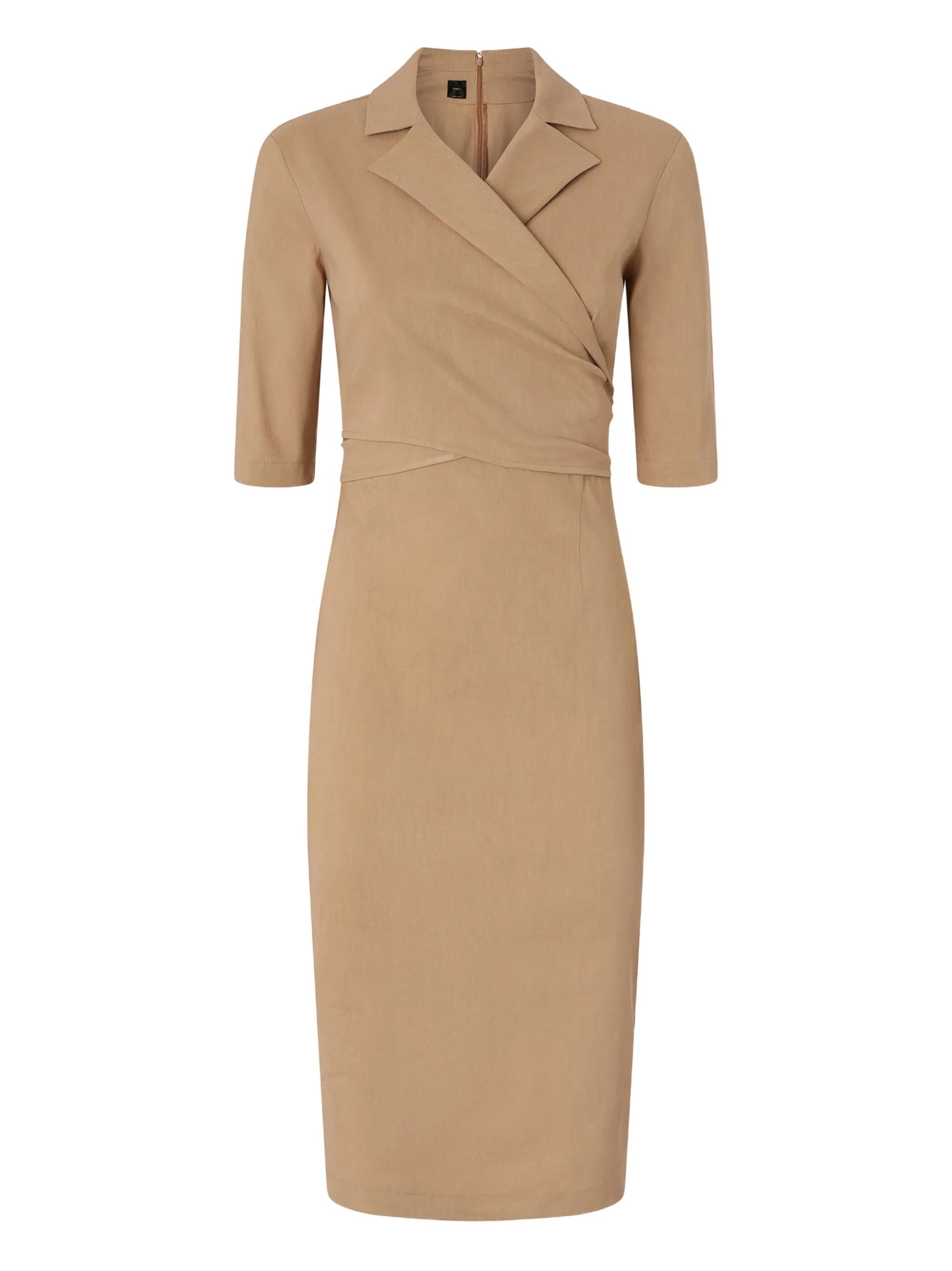 Pinko Fitted Midi Dress With Bow