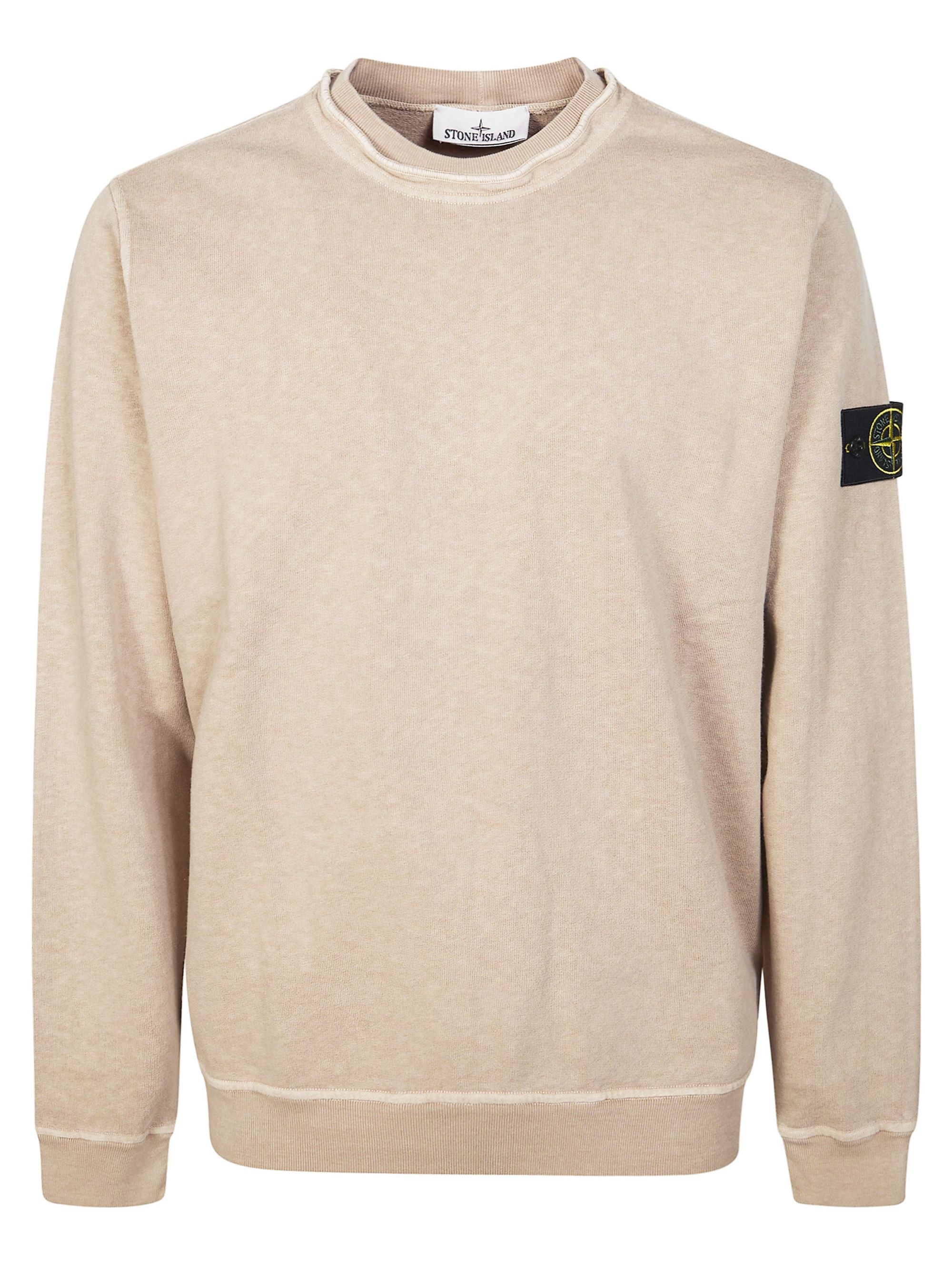 Stone Island Crew Neck Sweater With Logo