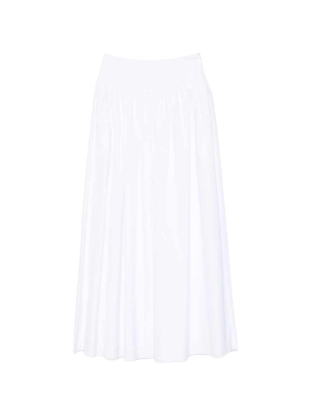 Lardini Cotton Skirt In White